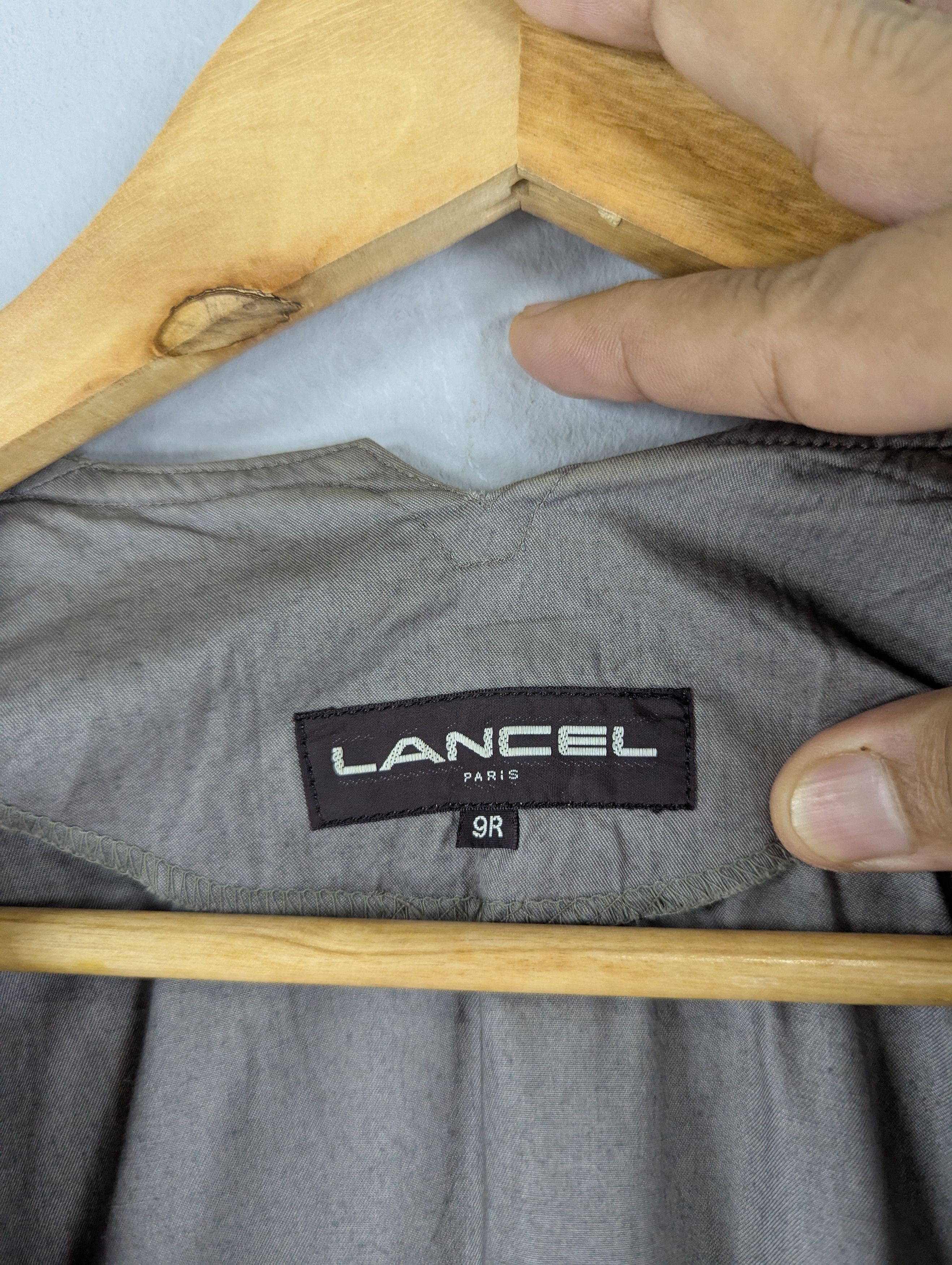 Lancel Vintage Lancel Paris Sleeveless Collarless Utility Vest Size L / US 10 / IT 46 - 8 Thumbnail