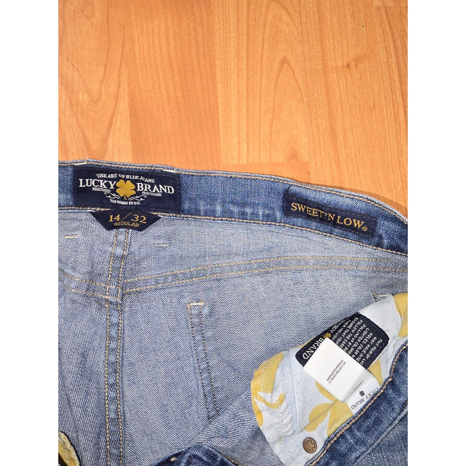 Lucky Brand Lucky Brand 14x32 Jeans Blue Denim Sweet'N Low Medium Wash Size 36" / US 14 / IT 50 - 5 Thumbnail