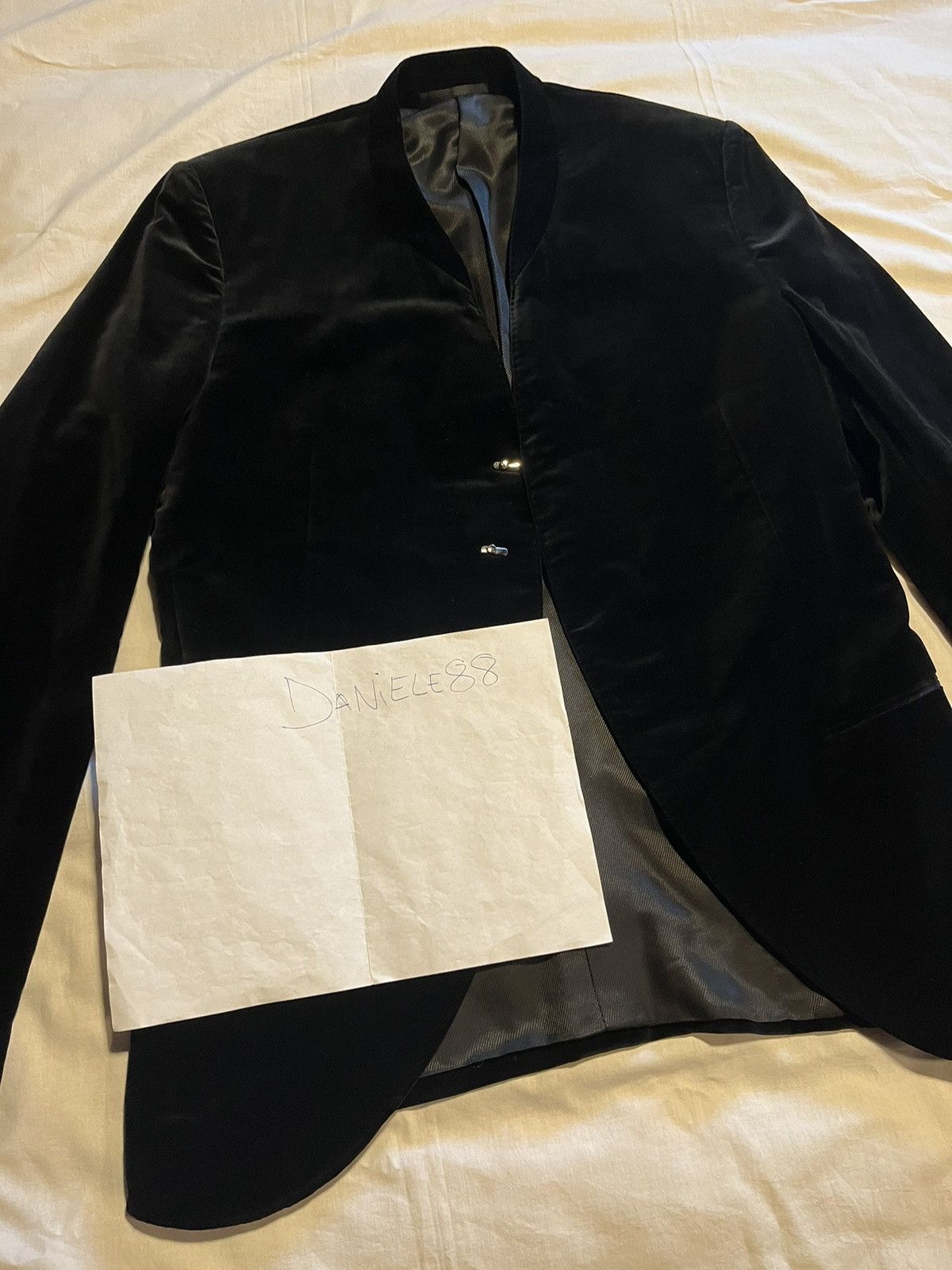 Louis Vuitton Louis Vuitton black velvet jacket. Size US M / EU 48-50 / 2 - 4 Thumbnail