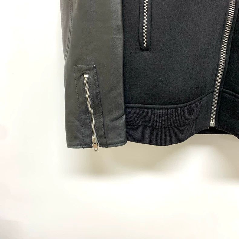 Givenchy Givenchy Size 56Black Five-Star Leather Patch Hooded Jacket Size US XL / EU 56 / 4 - 5 Thumbnail
