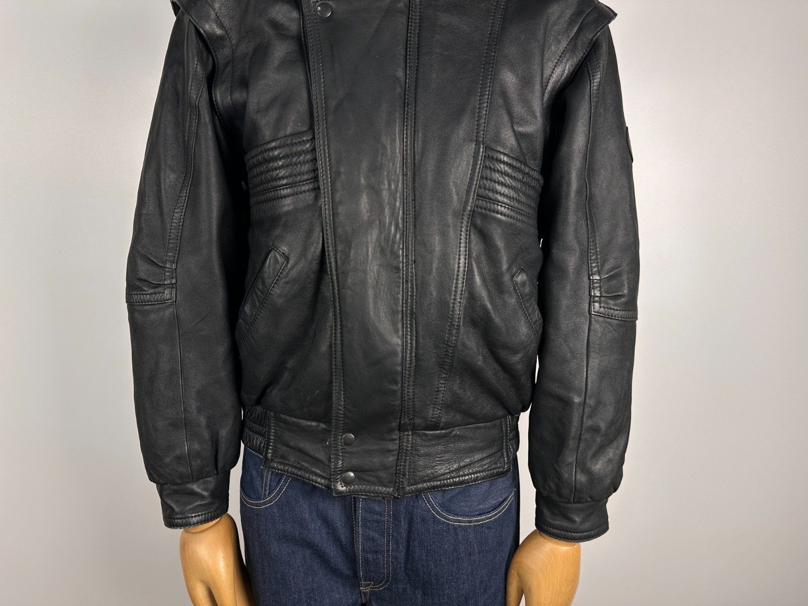 Honda Honda Boutique Geneva 80's Vintage Leather Jacket Size S Size US S / EU 44-46 / 1 - 3 Thumbnail