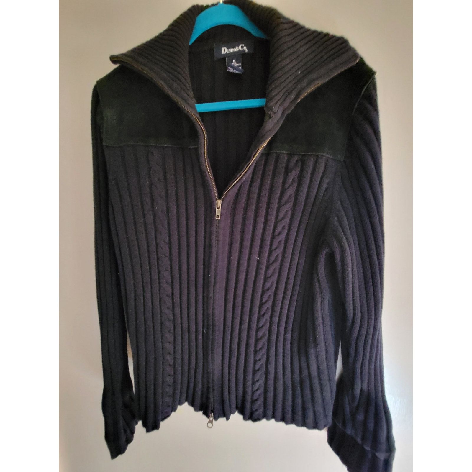 Denim & Co. Denim & Co Black sweater 1X Size XL / US 12-14 / IT 48-50 - 4 Thumbnail