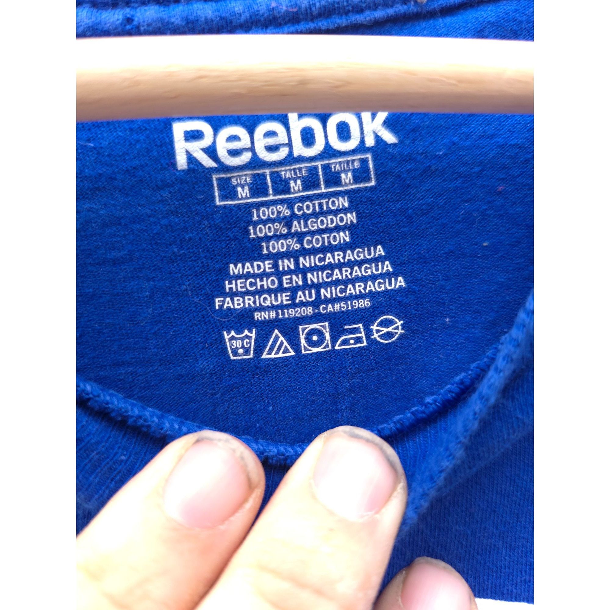 Reebok Reebok St. Louis Blues Hockey T-Shirt Oshie 74 NHL Blue Yell Size US M / EU 48-50 / 2 - 3 Thumbnail