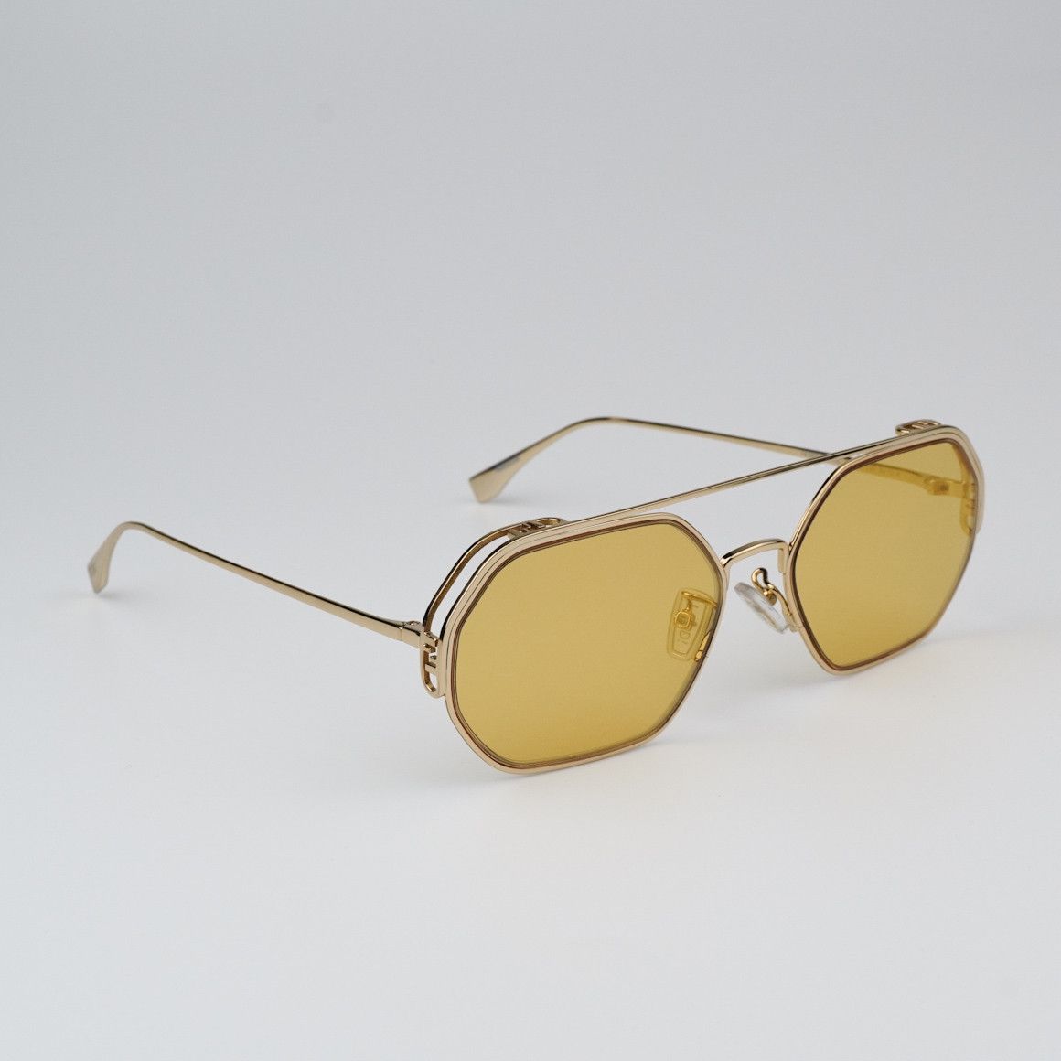Fendi NEW Fendi FE40039U 10L Unisex Geometric Sunglasses Size ONE SIZE - 5 Thumbnail
