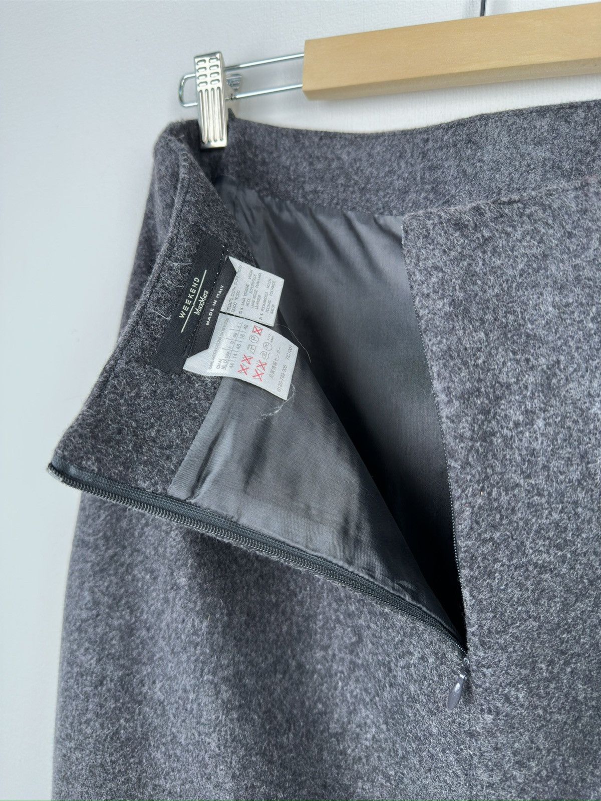 Weekend Max Mara WEEKEND MAX MARA Wool Pencil Skirt Women’s Knee Length Size 36" / US 14 / IT 50 - 4 Thumbnail