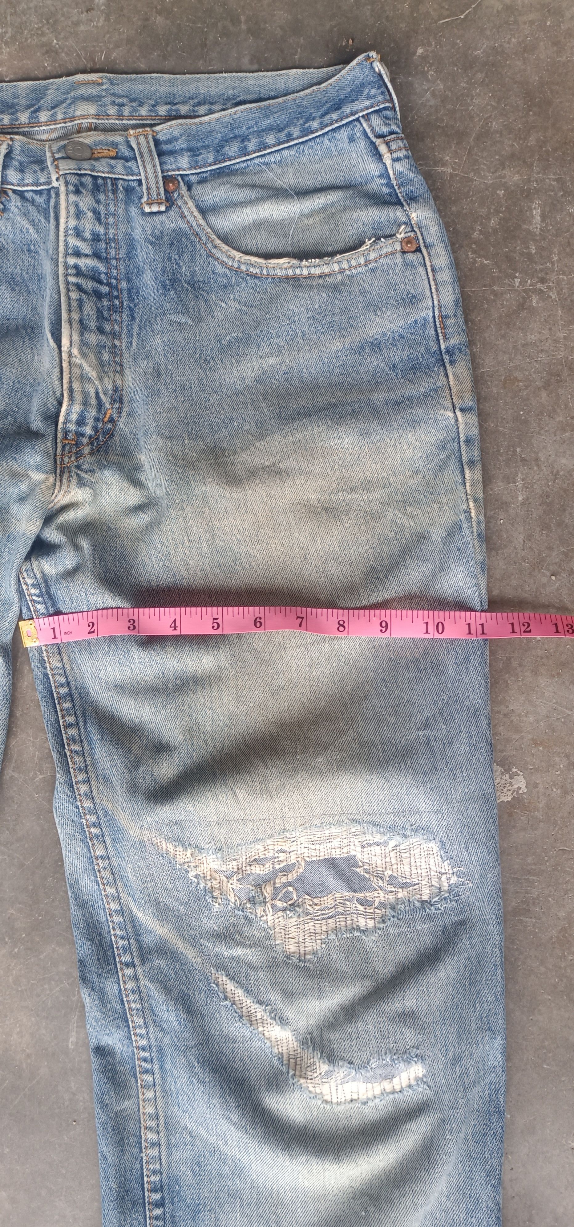 Edwin Vintage💥 Edwin Made In USA Distressed Denim Size US 32 / EU 48 - 15 Thumbnail