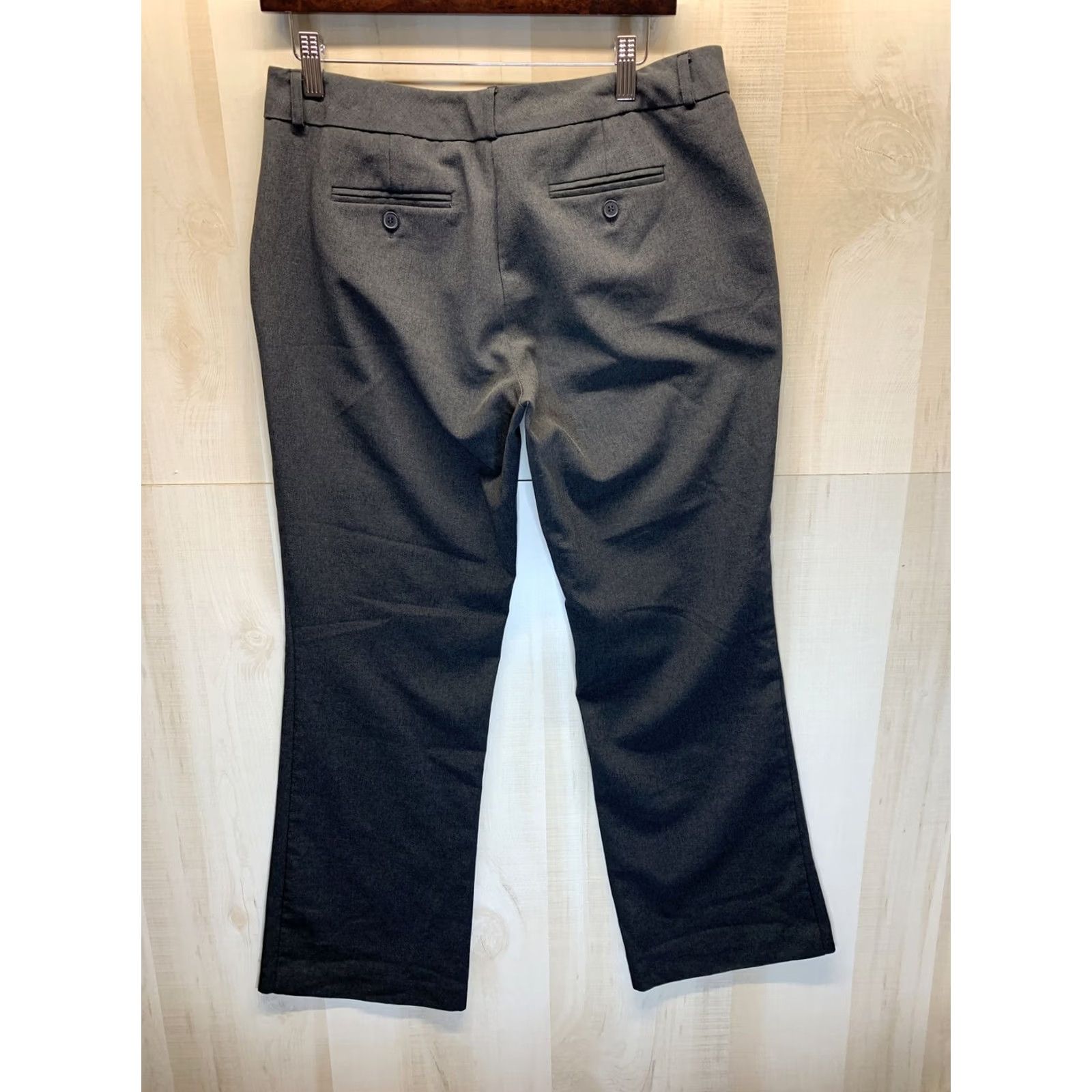 Vintage Grays New York & Company Women’s Dress Pants Gray SZ 10 Work Office Wide-Leg Polyester” Size 32" / US 10 / IT 46 - 3 Thumbnail