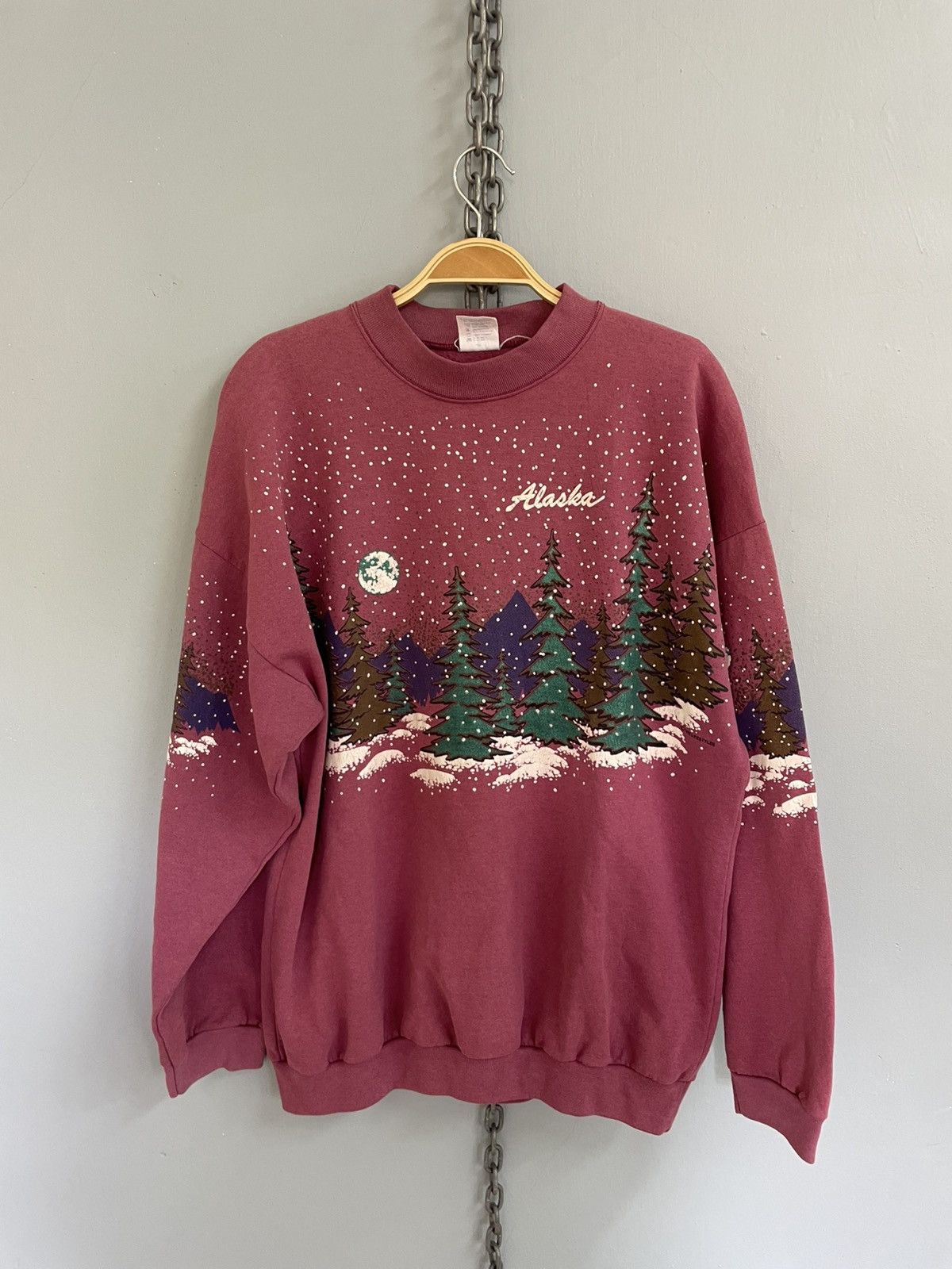 Vintage 90s Lifestyle Alaska AOP sweatshirt