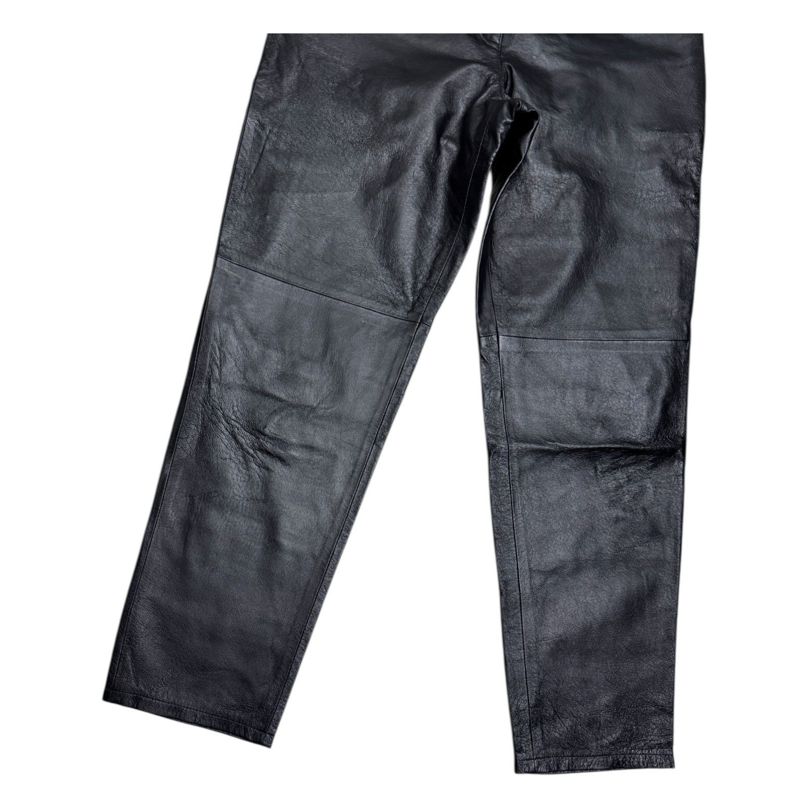 Vintage FORENZA GENUINE LEATHER Designer Vintage Pants Womens Small Size 27" / US 4 / IT 40 - 6 Thumbnail