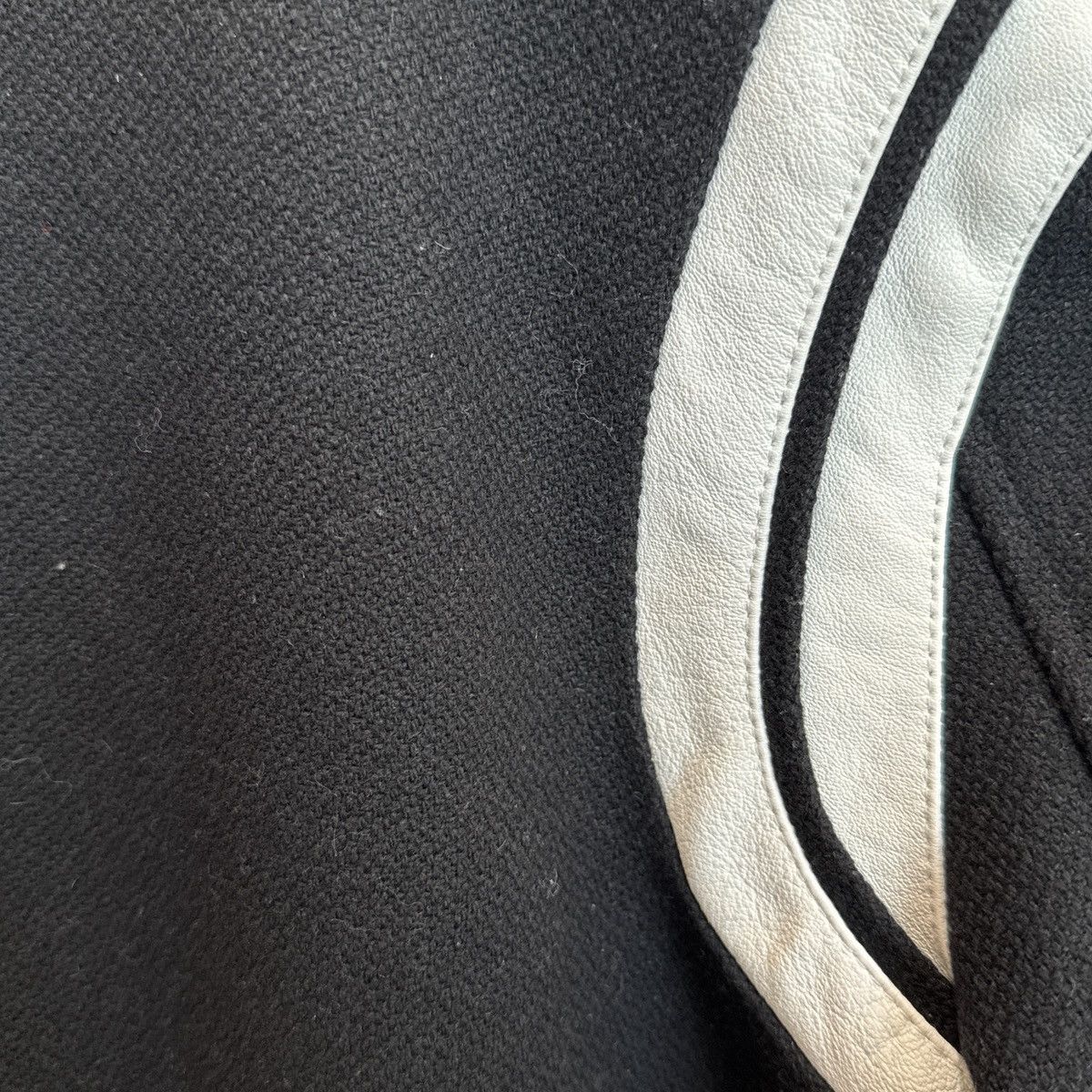 Saint Laurent Paris Saint Laurent Teddy Jacket in Wool Black and White Size S / US 4 / IT 40 - 7 Thumbnail