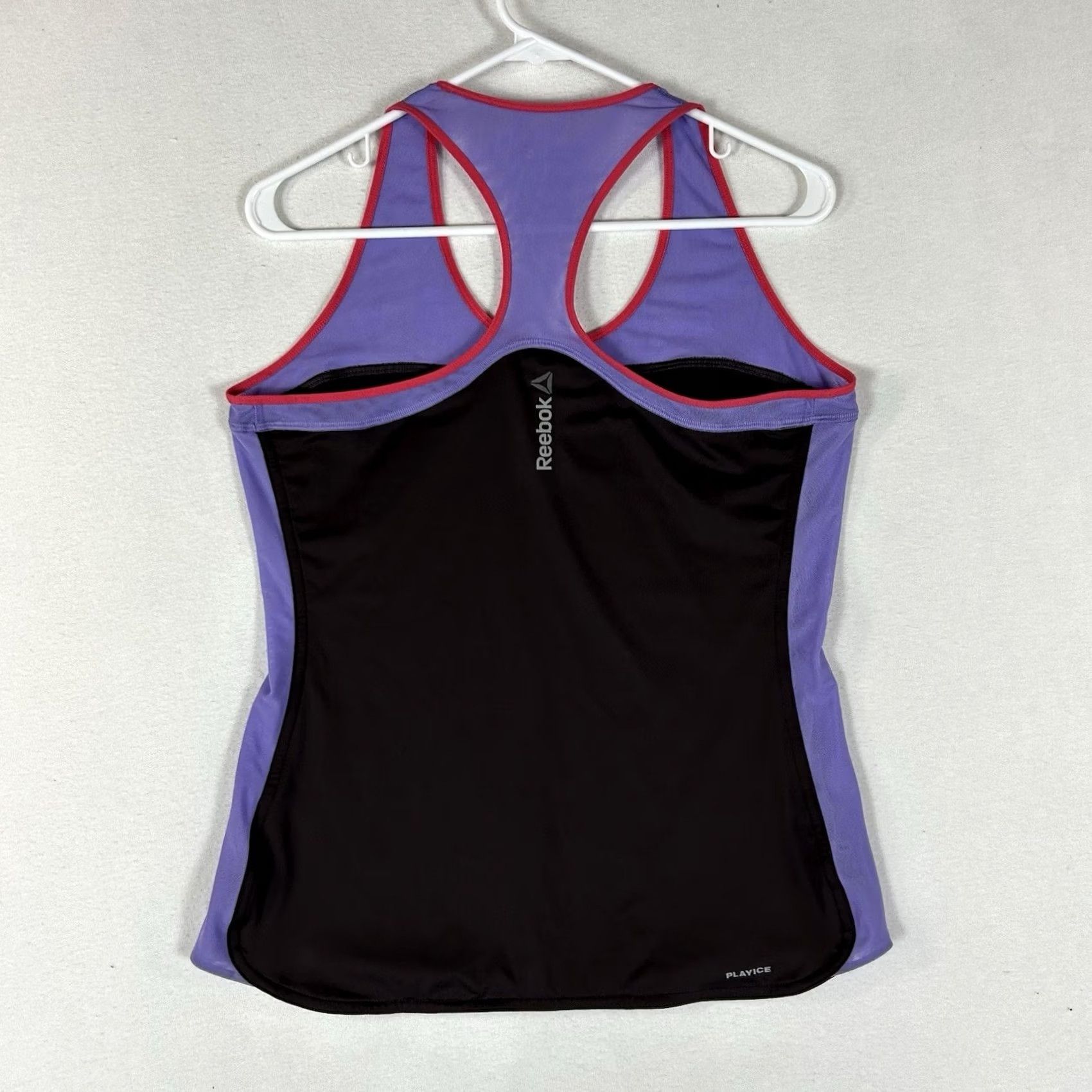 Reebok Reebok Play Dry Tank Top Womens M Purple Sleeveless Racerback Athletic Size M / US 6-8 / IT 42-44 - 6 Thumbnail