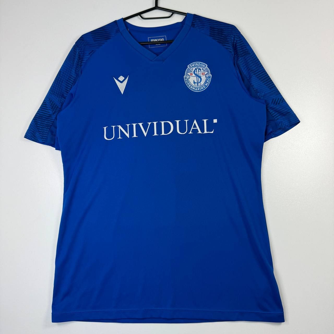 Macron Macron Swindon Supermarine FC Shirt Blue Mens XXL Size US XXL / EU 58 / 5 - 1 Thumbnail