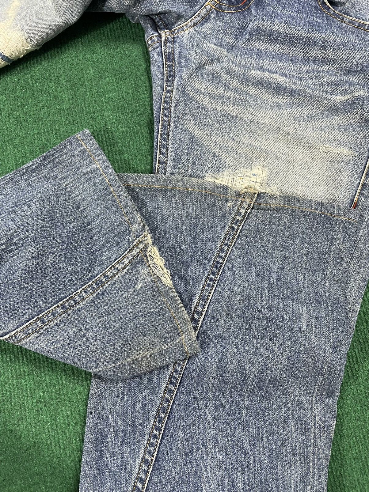 Japanese Brand Distressed Tornado Mart Flairs Cut Jeans Size US 32 / EU 48 - 13 Thumbnail