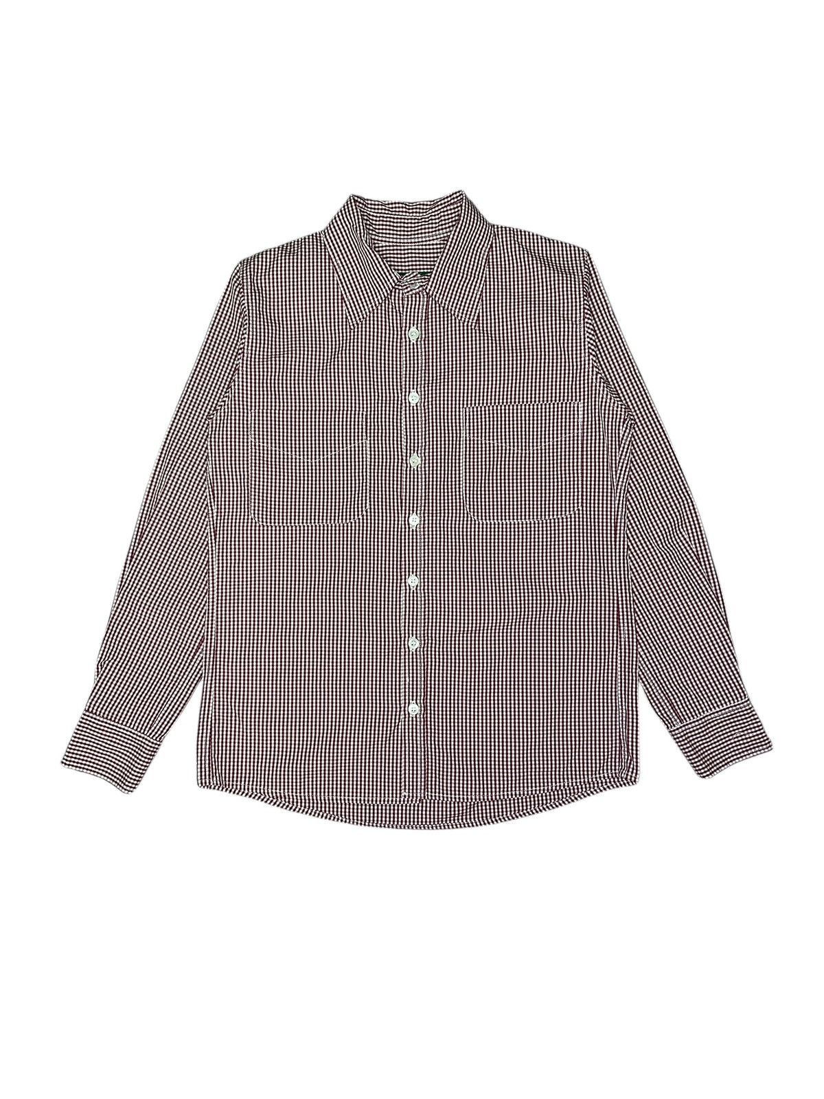 Paul Harnden Shoemakers Gingham Button Up Shirt Size XS / US 0-2 / IT 36-38 - 1 Thumbnail