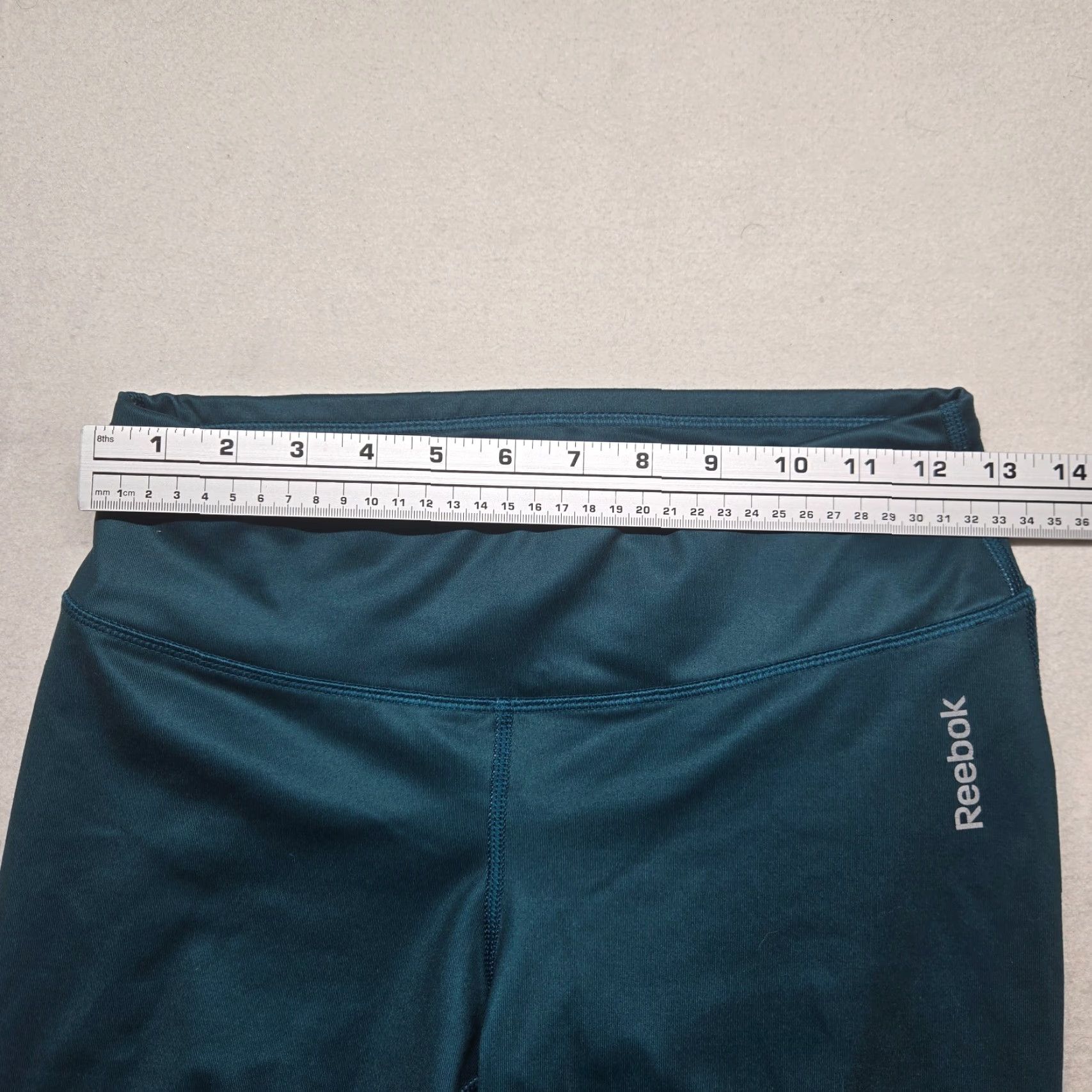Reebok Reebok Leggings Adult Small Blue Stretch Athletic Yoga Pants Womens Size 28" / US 6 / IT 42 - 4 Thumbnail