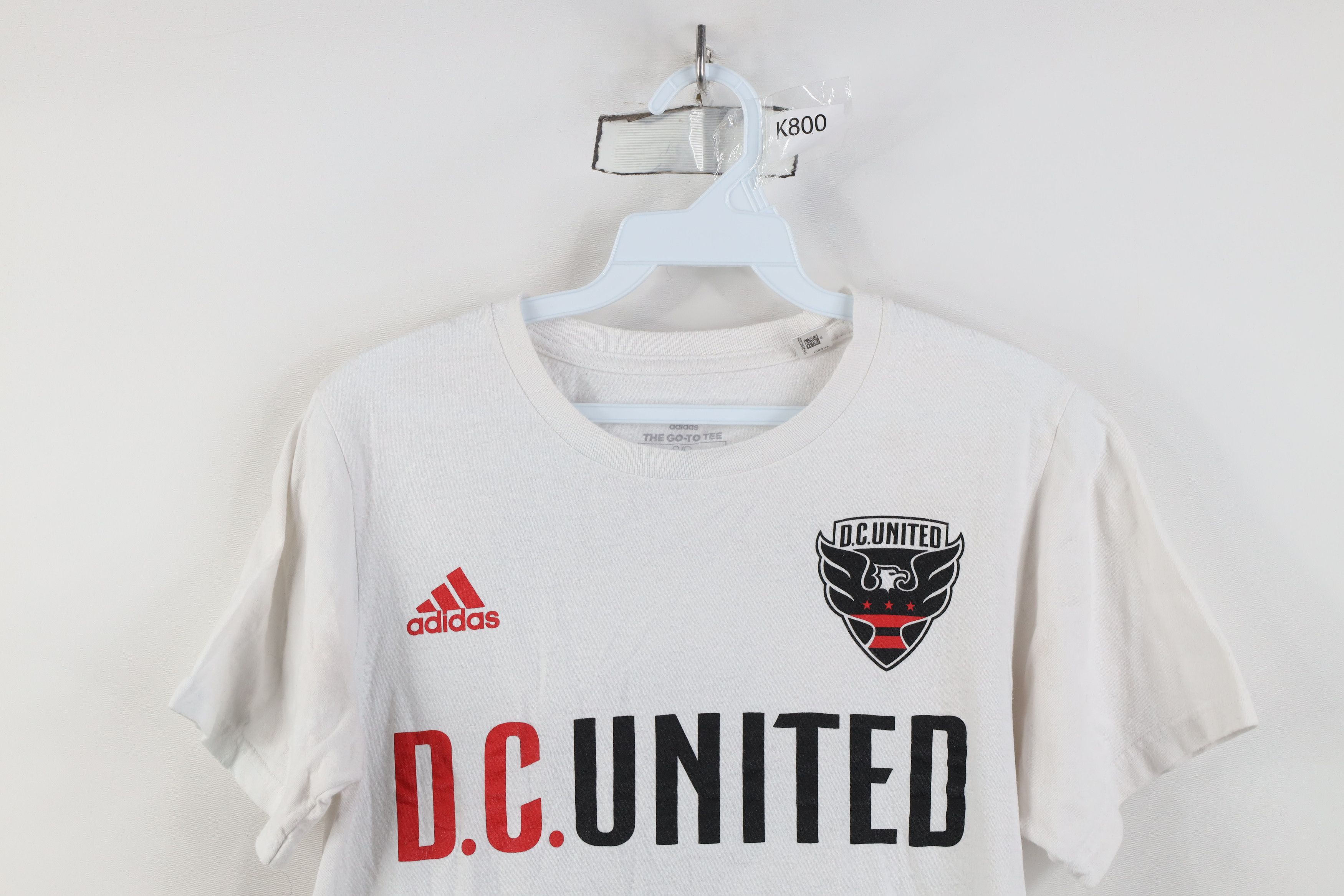 Adidas Vintage Y2K Adidas DC United Soccer Jersey T-Shirt White #9 Size US S / EU 44-46 / 1 - 2 Thumbnail