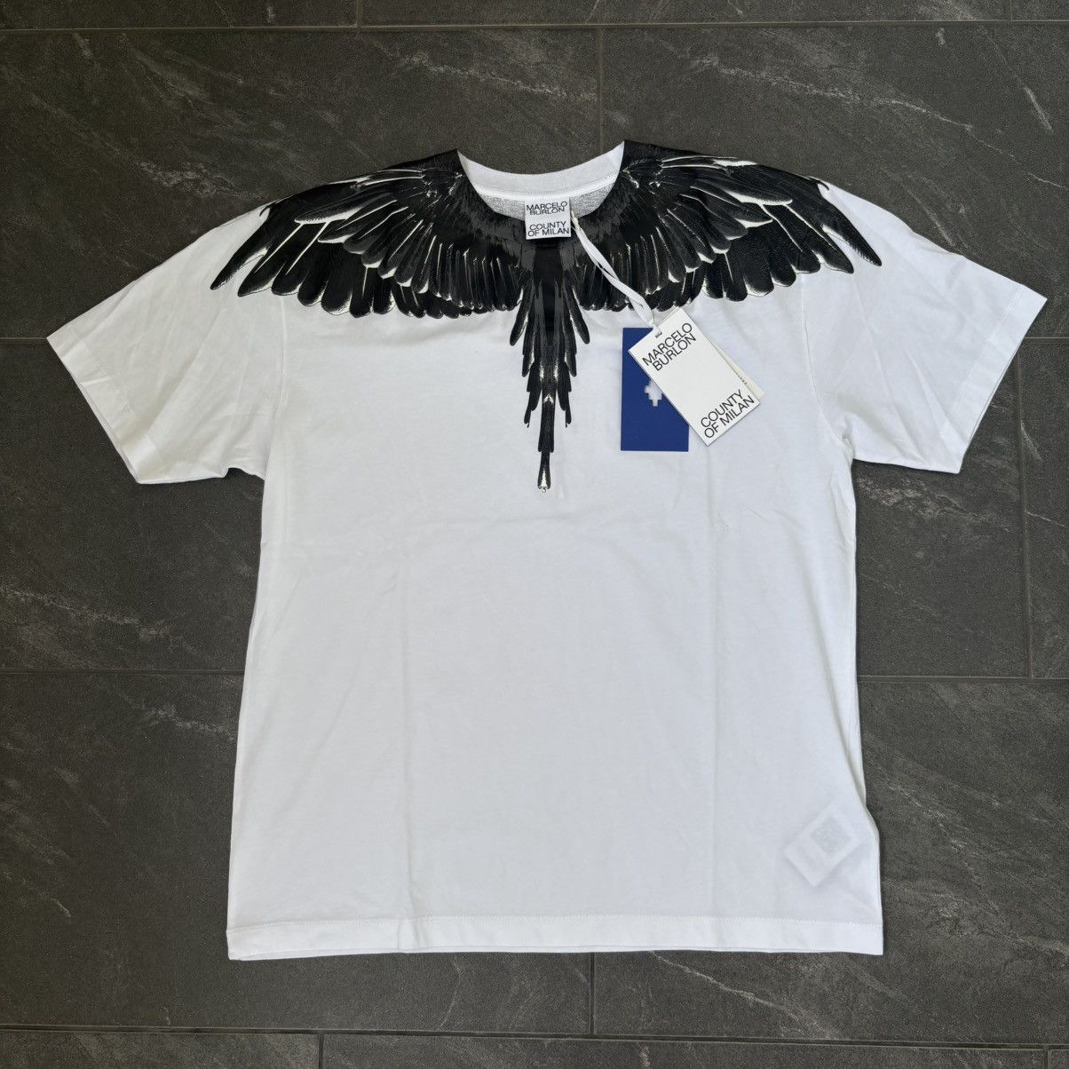Marcelo Burlon Marcelo Burlon County of Milan Icon Wings basic t-shirt Size US M / EU 48-50 / 2 - 2 Thumbnail
