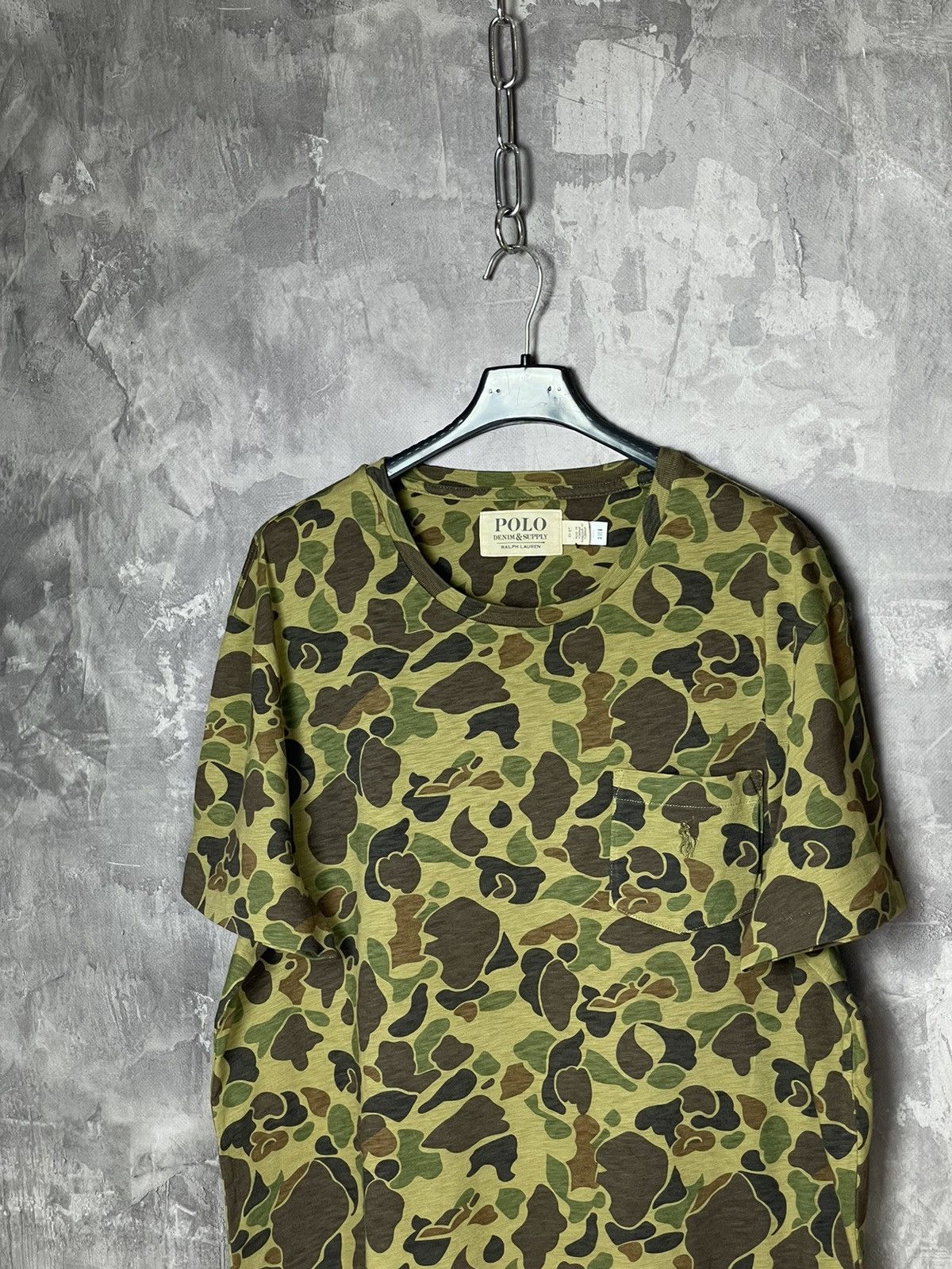 Vintage Ralph Lauren Denim & Supply Camo Y2K Rare T-shirt Size US L / EU 52-54 / 3 - 7 Thumbnail