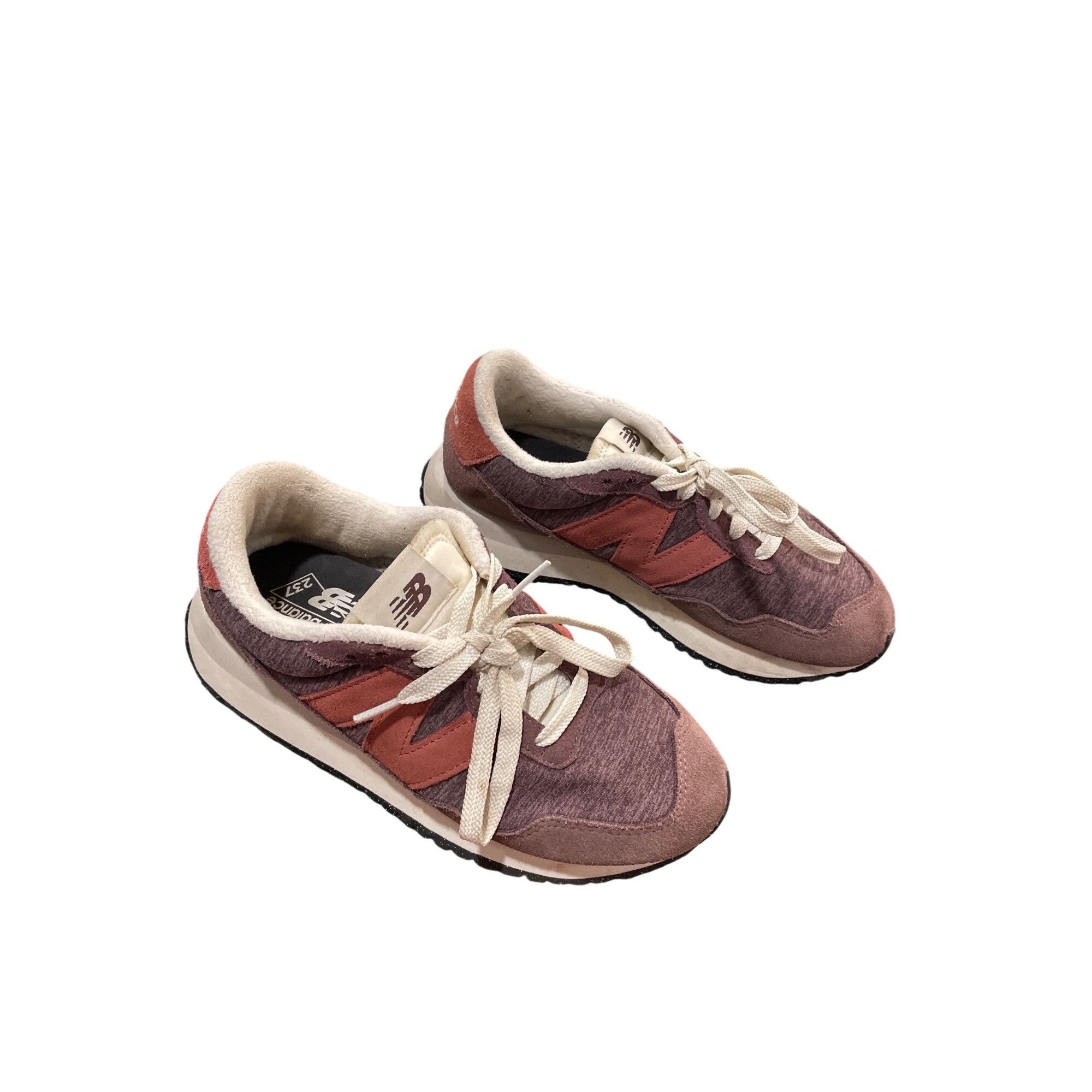 New Balance New Balance 237 wms red brown suede fabric walk run sneakers Size US 8 / IT 38 - 3 Thumbnail