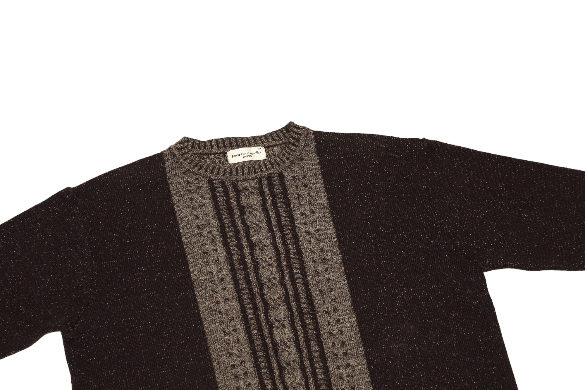 Pierre Cardin Rare 80s Pierre Cardin Paris Crew Neck Wool Blend Sweater Size US XL / EU 56 / 4 - 4 Thumbnail