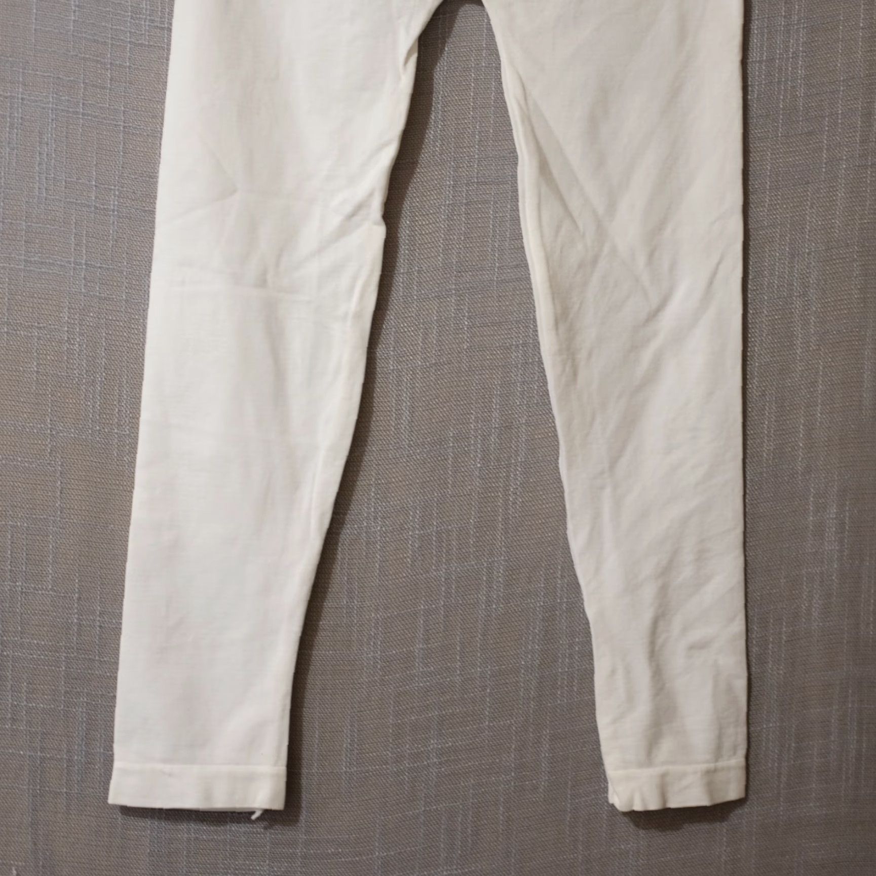 Vintage Nwot! Tanco Knit Legging Pants Style: C02 White Womens One Size #A1-78 Leggings Size 42" / US 20 - 6 Thumbnail