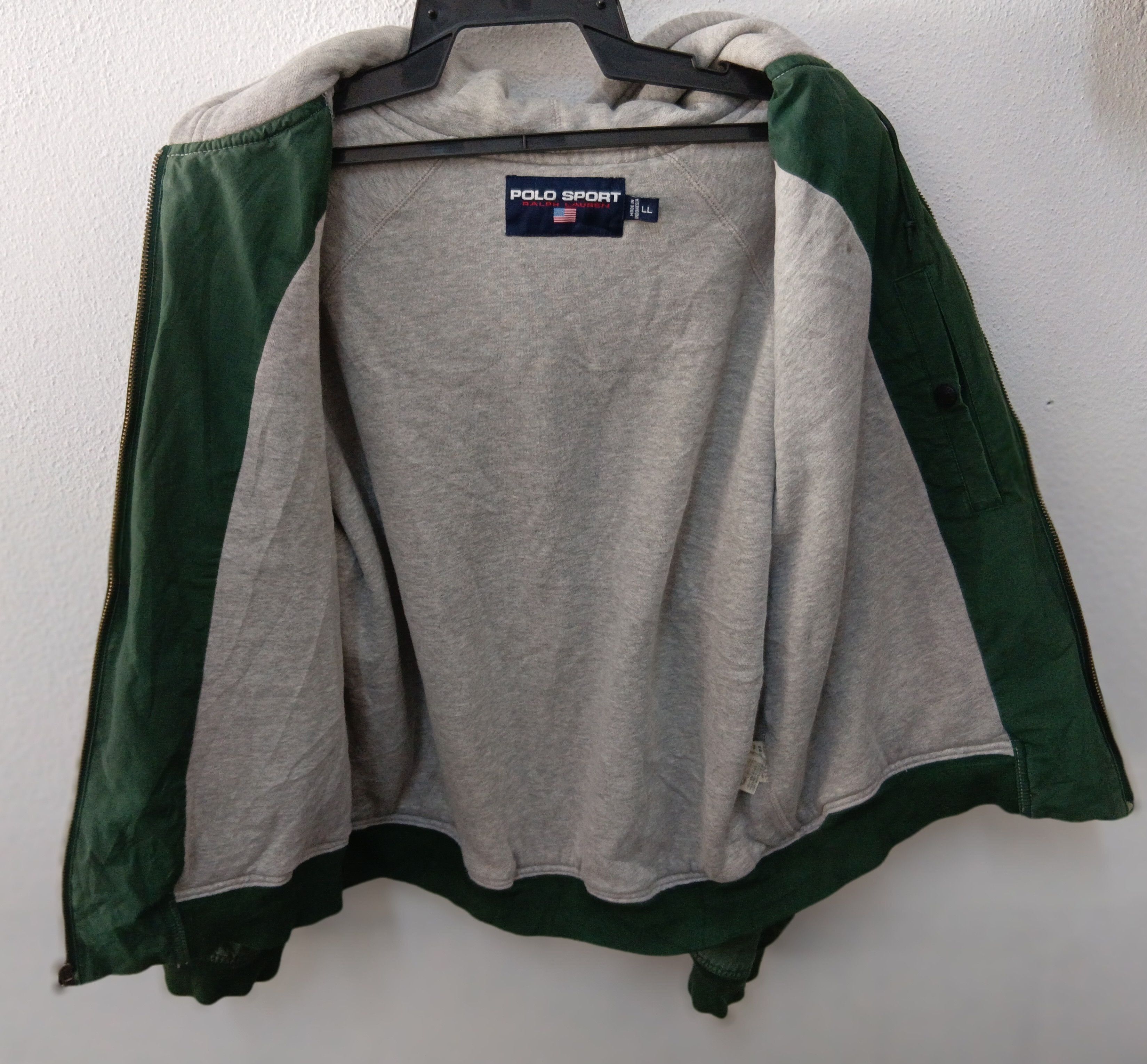 Polo Ralph Lauren Vintage Polo Sport Ralph Lauren Hoodie Jacket Size US L / EU 52-54 / 3 - 4 Thumbnail