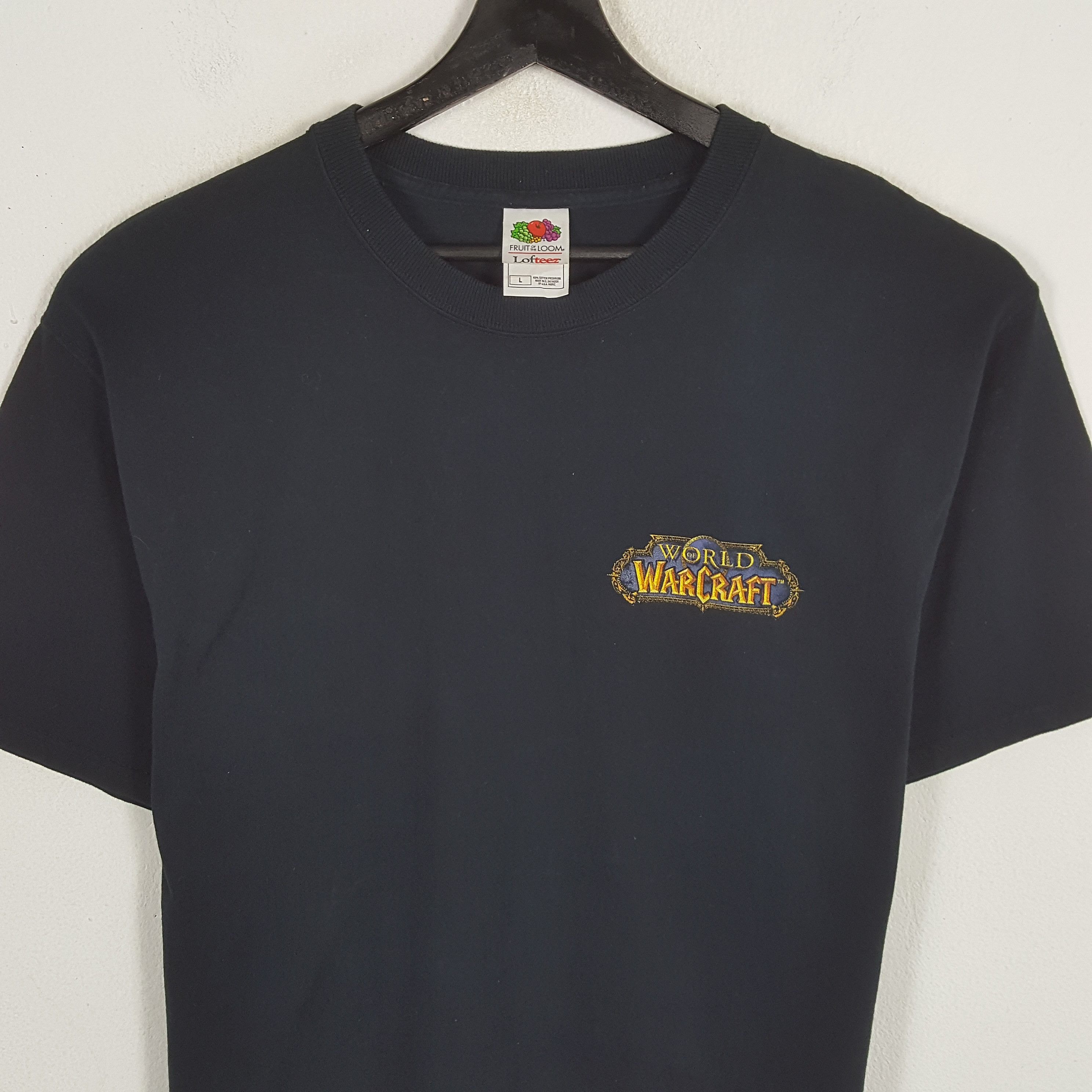 Playstation × The Game × Vintage WORLD WARCRAFT Video Games Promo Style Tshirt Size US L / EU 52-54 / 3 - 4 Thumbnail