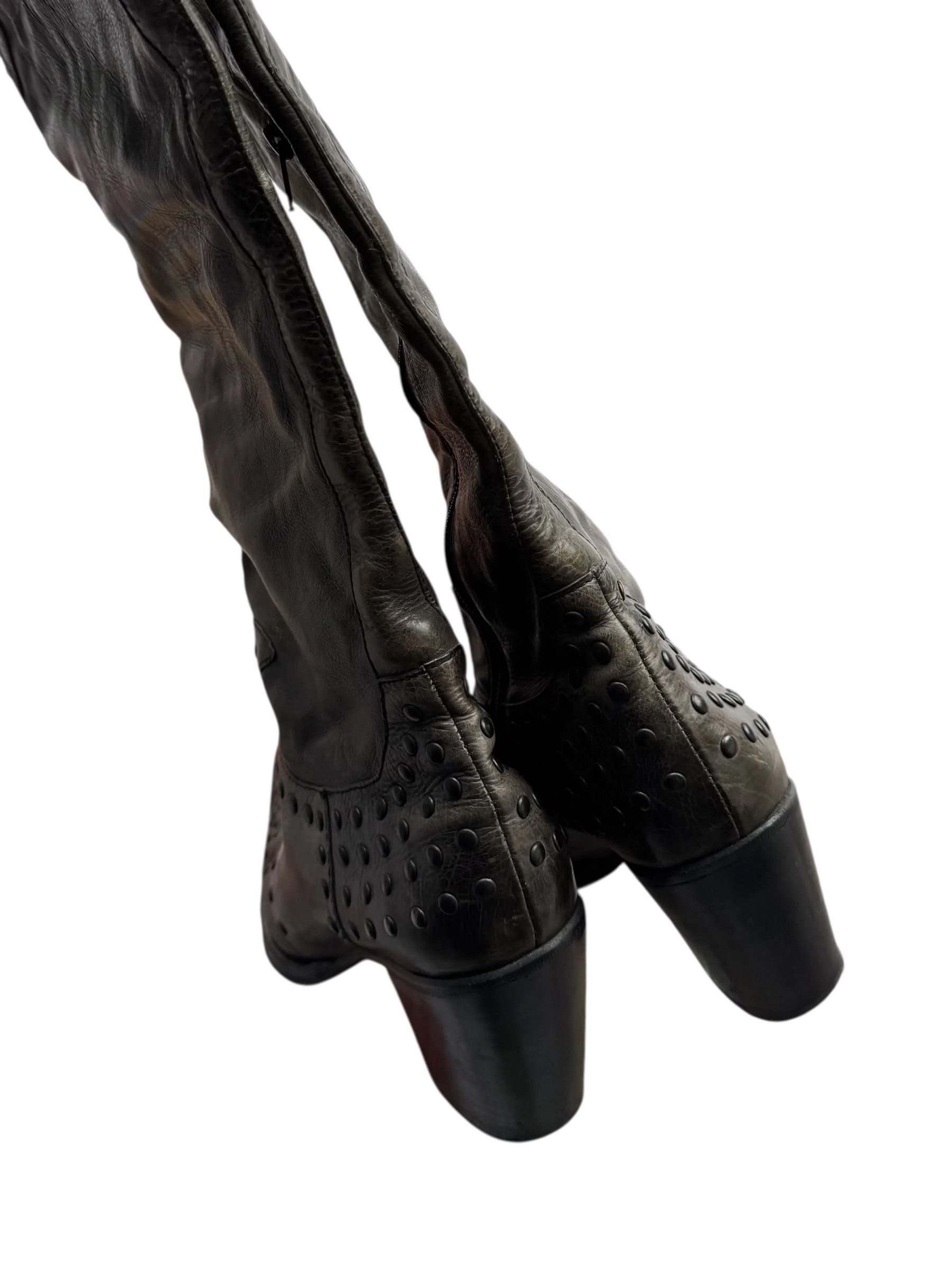 Other Y2K Leather Boots(V325) Size US 8 / EU 41 - 4 Thumbnail