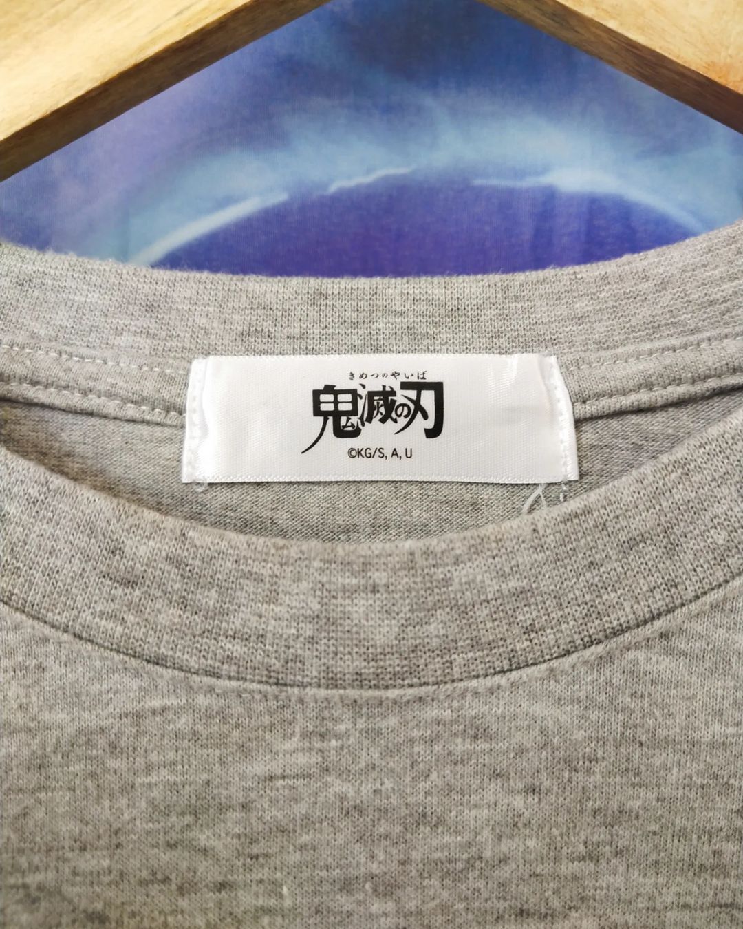 Anime × Japanese Brand Demon Slayer Tanjiro Art Grey Anime Longsleeve Size US M / EU 48-50 / 2 - 3 Thumbnail