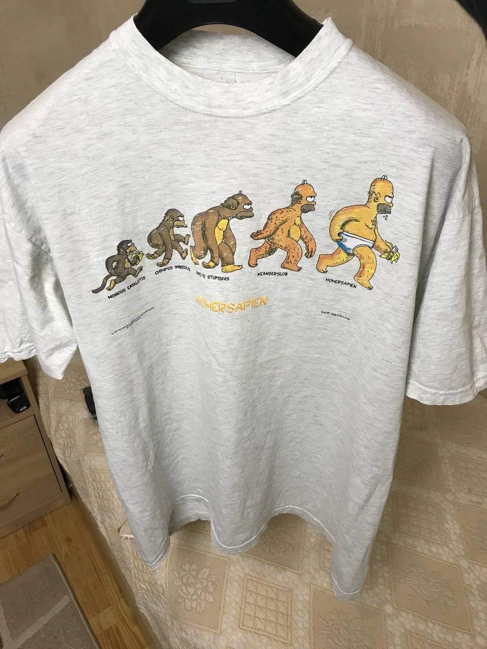 Cartoon Network 🔥 1996 The Simpsons Homer Homersapien T Shirt Cartoon Movie Size US L / EU 52-54 / 3 - 1 Thumbnail
