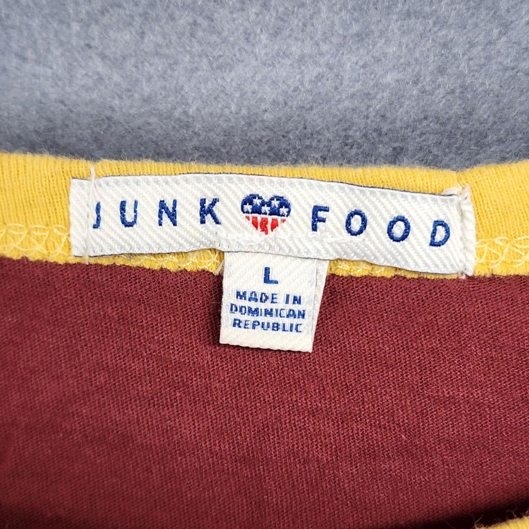 Junk Food VINTAGE Junk Food Cavaliers Shirt Womens Large I Love You Cleveland Cavs Fuzzy Retro Red Short Sleeve Pullover T-Shirt Ladies L Size L / US 10 / IT 46 - 3 Thumbnail