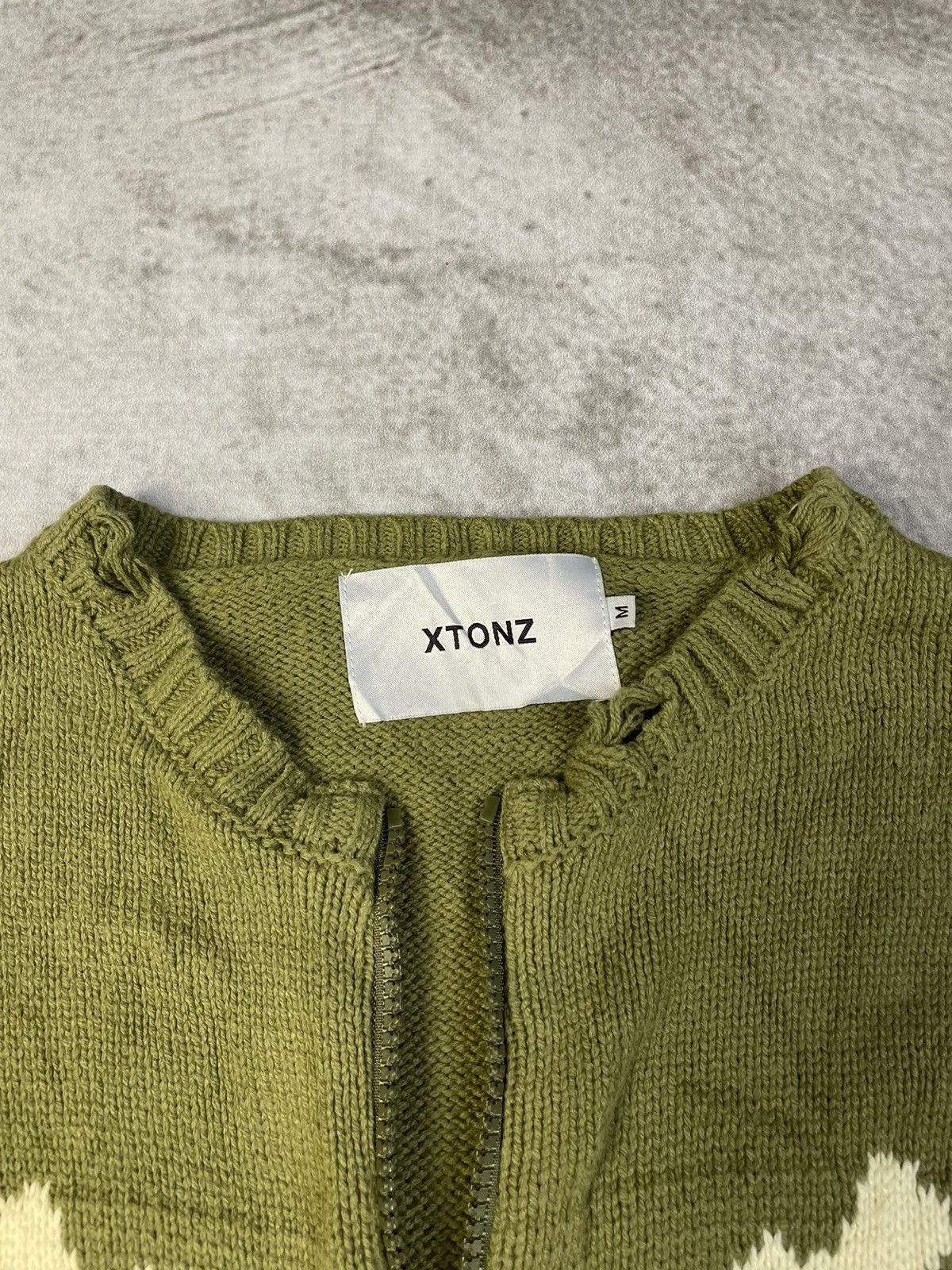 Kapital Xtonz Zip-up Kapital Style Knit Sweater Size US L / EU 52-54 / 3 - 7 Thumbnail