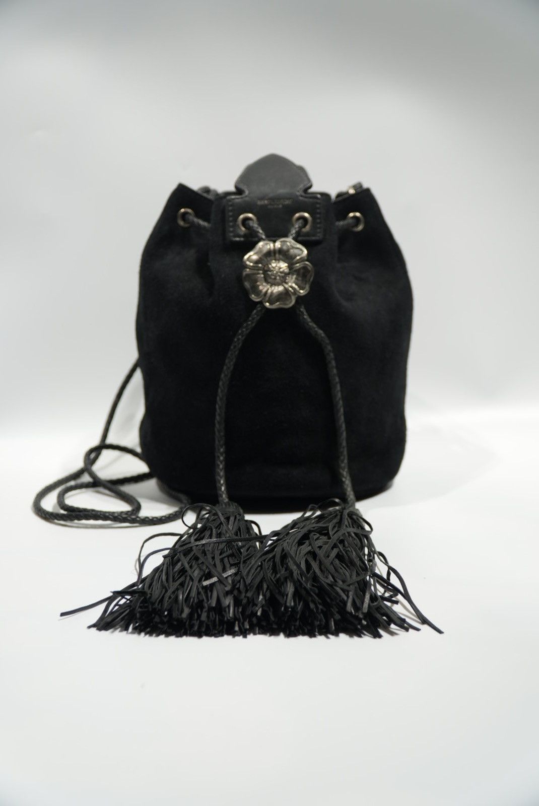 Saint Laurent Paris Saint Laurent Anja Suede Shoulder Bag Size ONE SIZE - 1 Thumbnail
