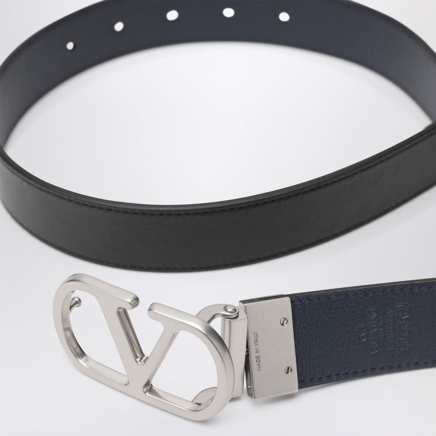 Valentino o1d2blof1025 Size: 95 / Reversible V Logo Signature Belt Size 38 - 4 Thumbnail