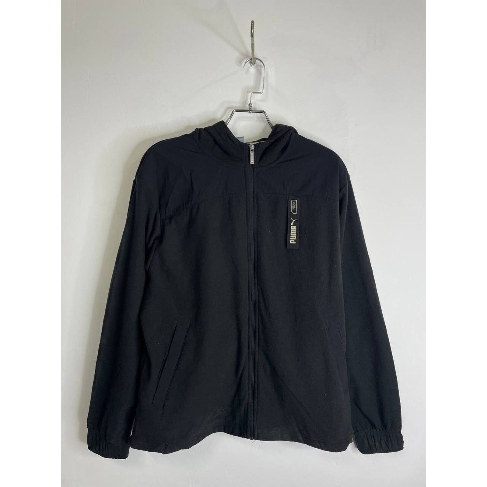 Puma Vintage Puma Black Hooded Softshell Jacket Fleece Size XL Size US XL / EU 56 / 4 - 1 Thumbnail