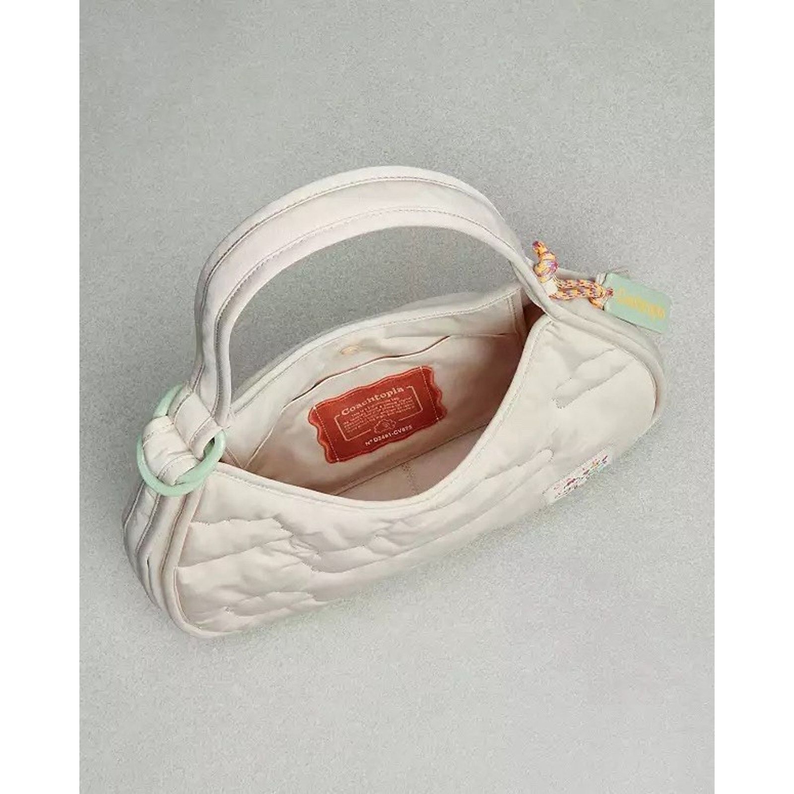 Coach NWT Coach CV875 Coachtopia Loop Ergo Bag Cloud Quilting Size ONE SIZE - 10 Thumbnail