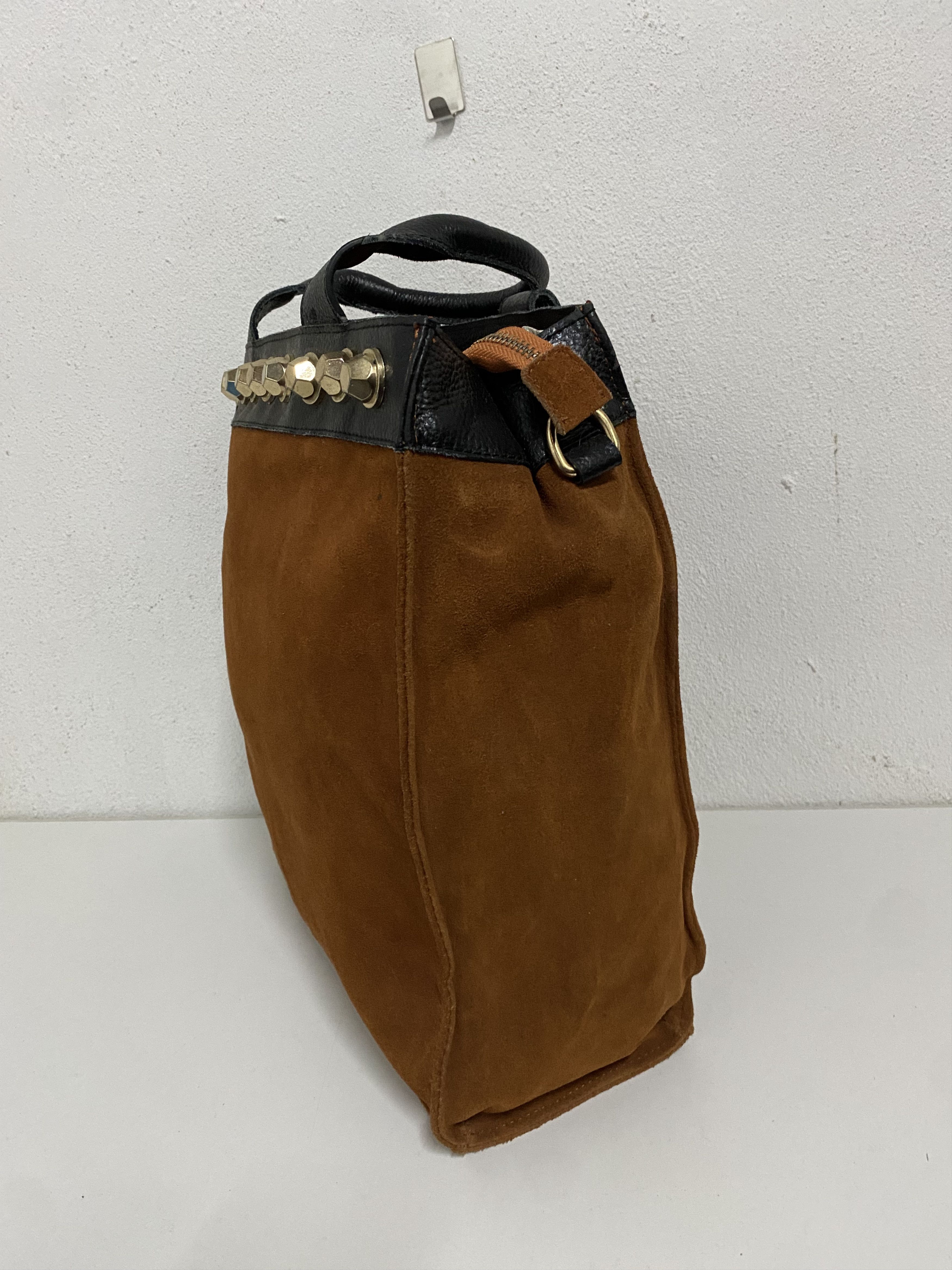 Leather Leather Tote Bag Size ONE SIZE - 4 Thumbnail