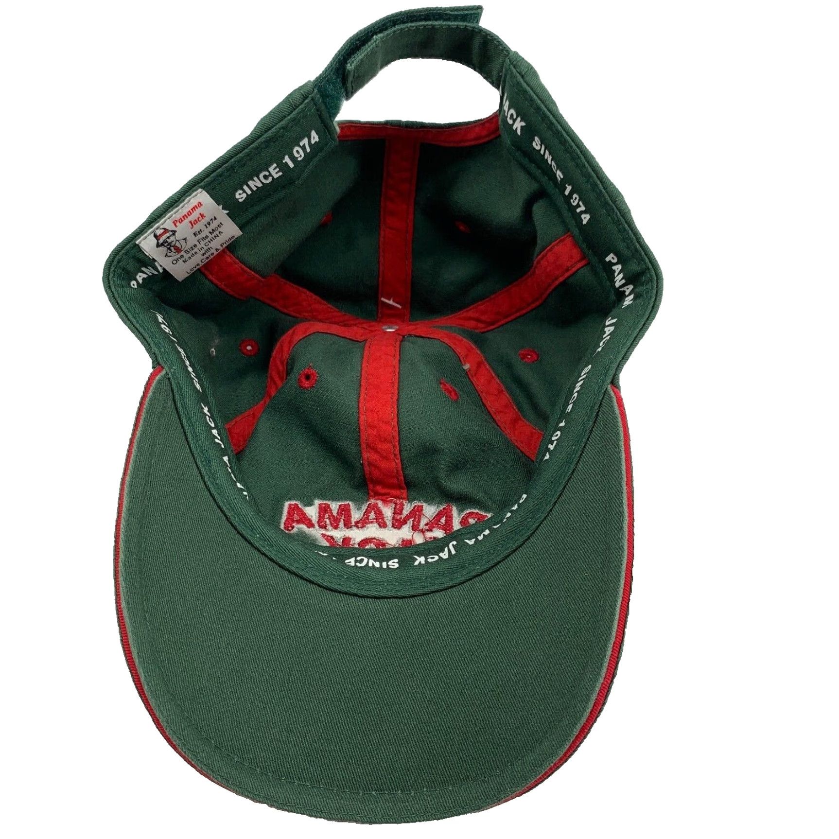 Panama Jack Panama Jack Baseball Cap Since 1974 Adjustable One Size Men Green New Hat Size ONE SIZE - 5 Thumbnail