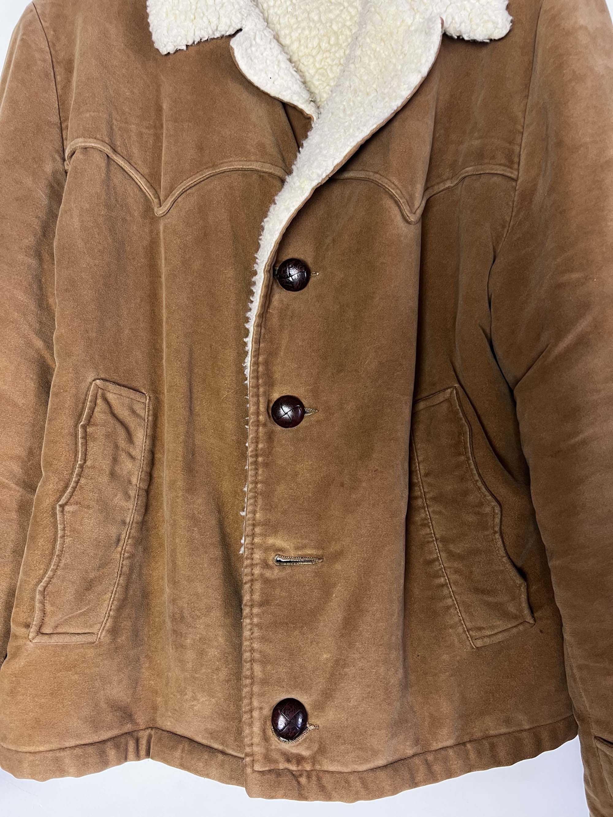 Vintage 1970's Country Squire Outerwear Western Jacket w.Sherpa Size US M / EU 48-50 / 2 - 4 Thumbnail