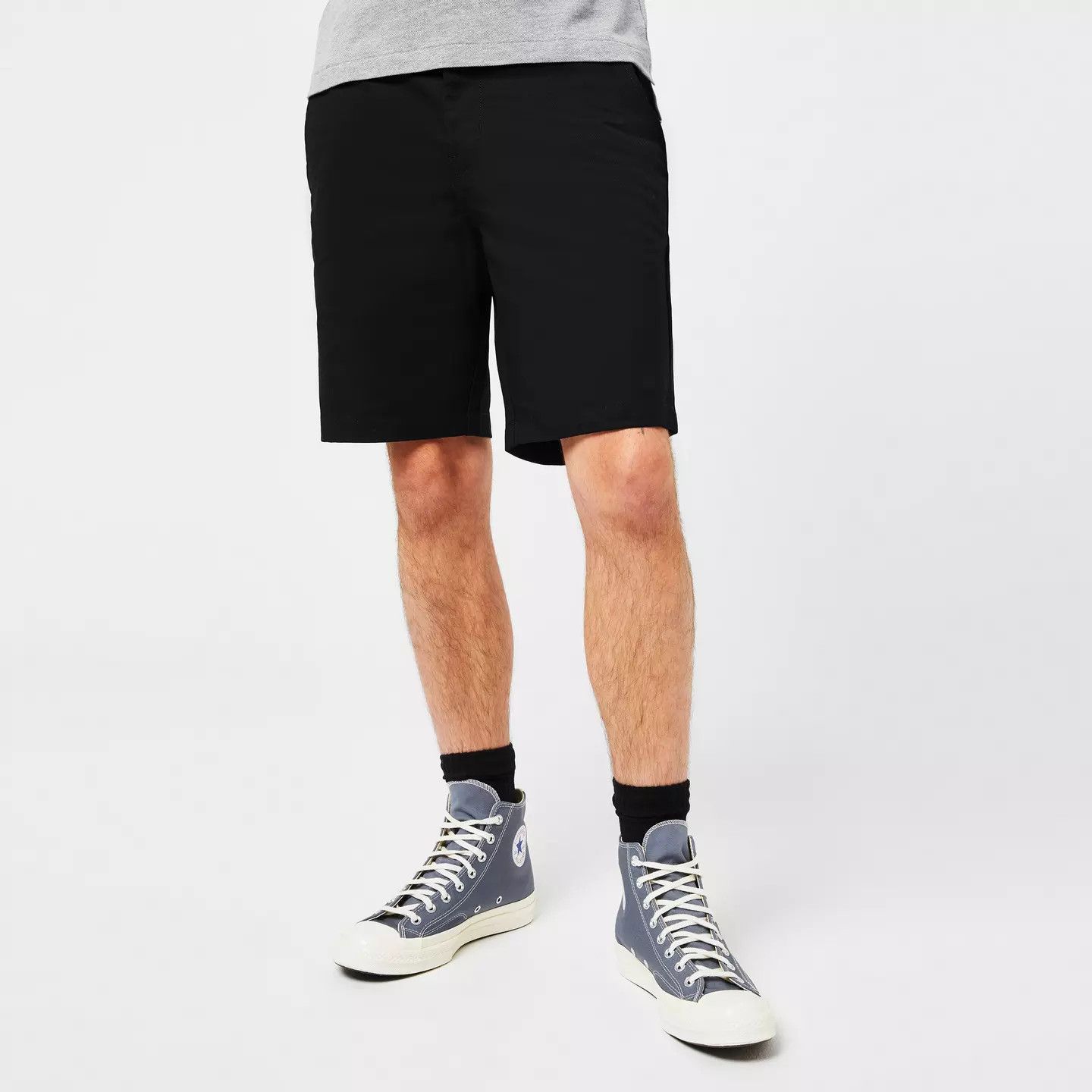 Comme des Garcons PLAY × Converse o1g2r1mq0426 Chuck 70 High-Top Sneakers in Grey Size US 12 / EU 45 - 2 Thumbnail
