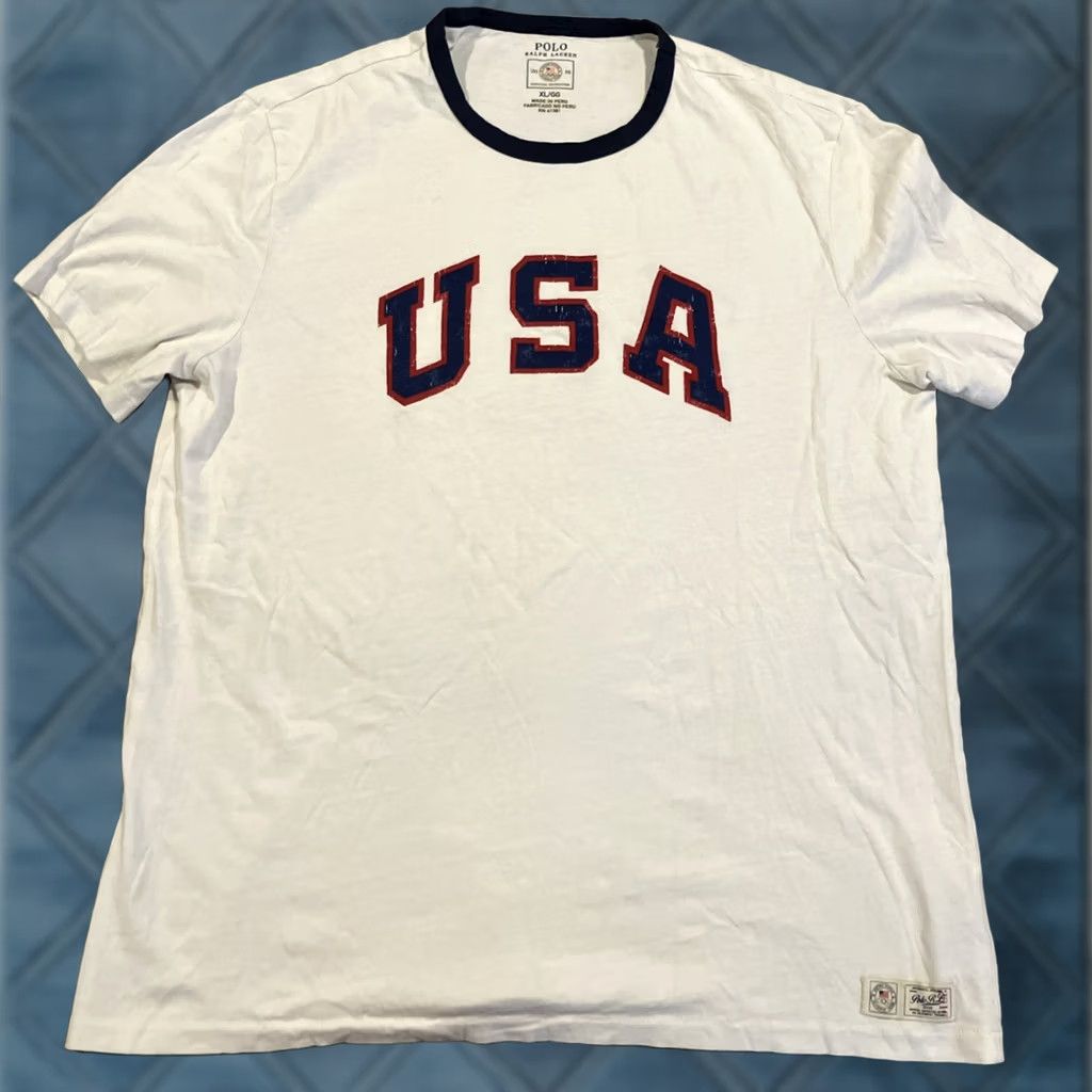 Ralph Lauren Polo Ralph Lauren 2016 USA Olympic Team Uniform T Shirt Men's XL Awesome Size US XL / EU 56 / 4 - 1 Thumbnail