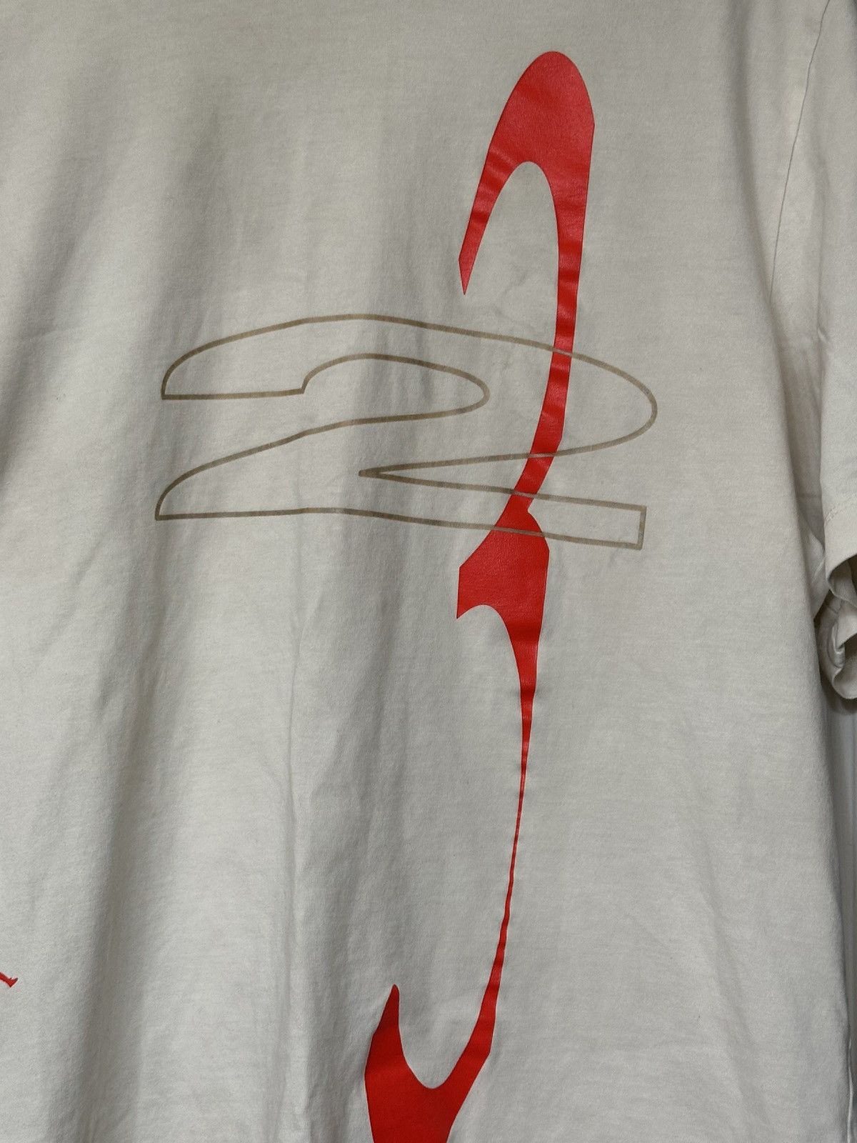Jordan Brand Air Jordan Brand 23 White Basketball Shirt Short Sleeve XL Size US XL / EU 56 / 4 - 2 Thumbnail