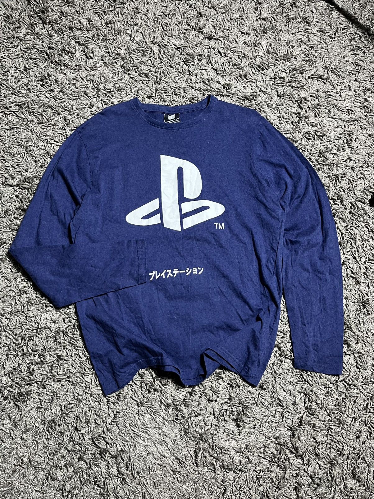 Vintage PLAYSTATION JAPAN STYLE COTTON Y2K LONGSLEEVE T-SHIRT Size US L / EU 52-54 / 3 - 1 Thumbnail