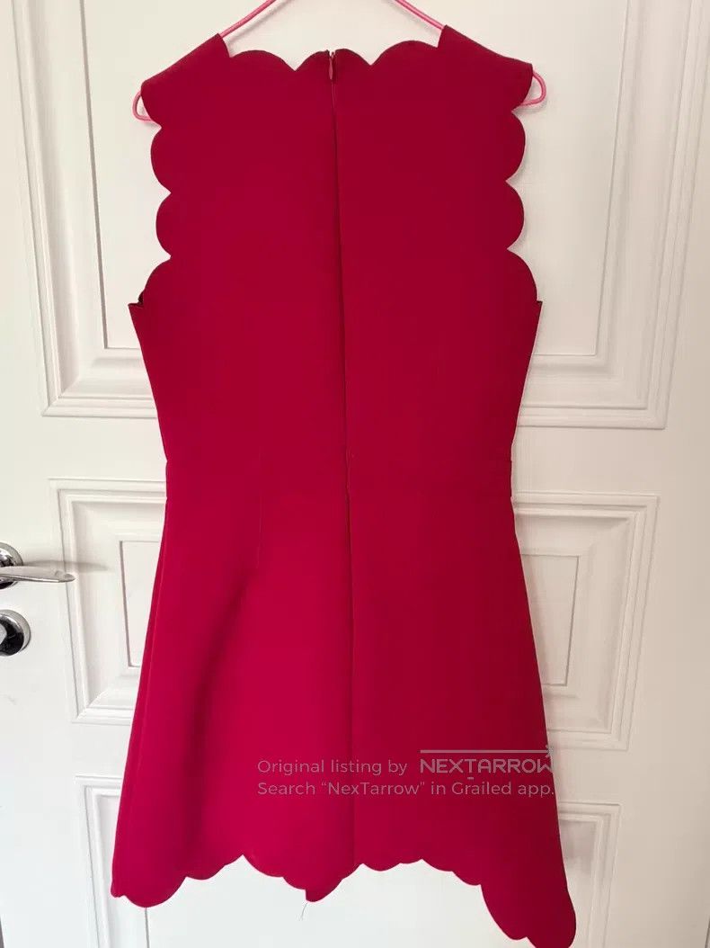 Valentino Valentino A red sleeveless dress Size L / US 10 / IT 46 - 4 Thumbnail
