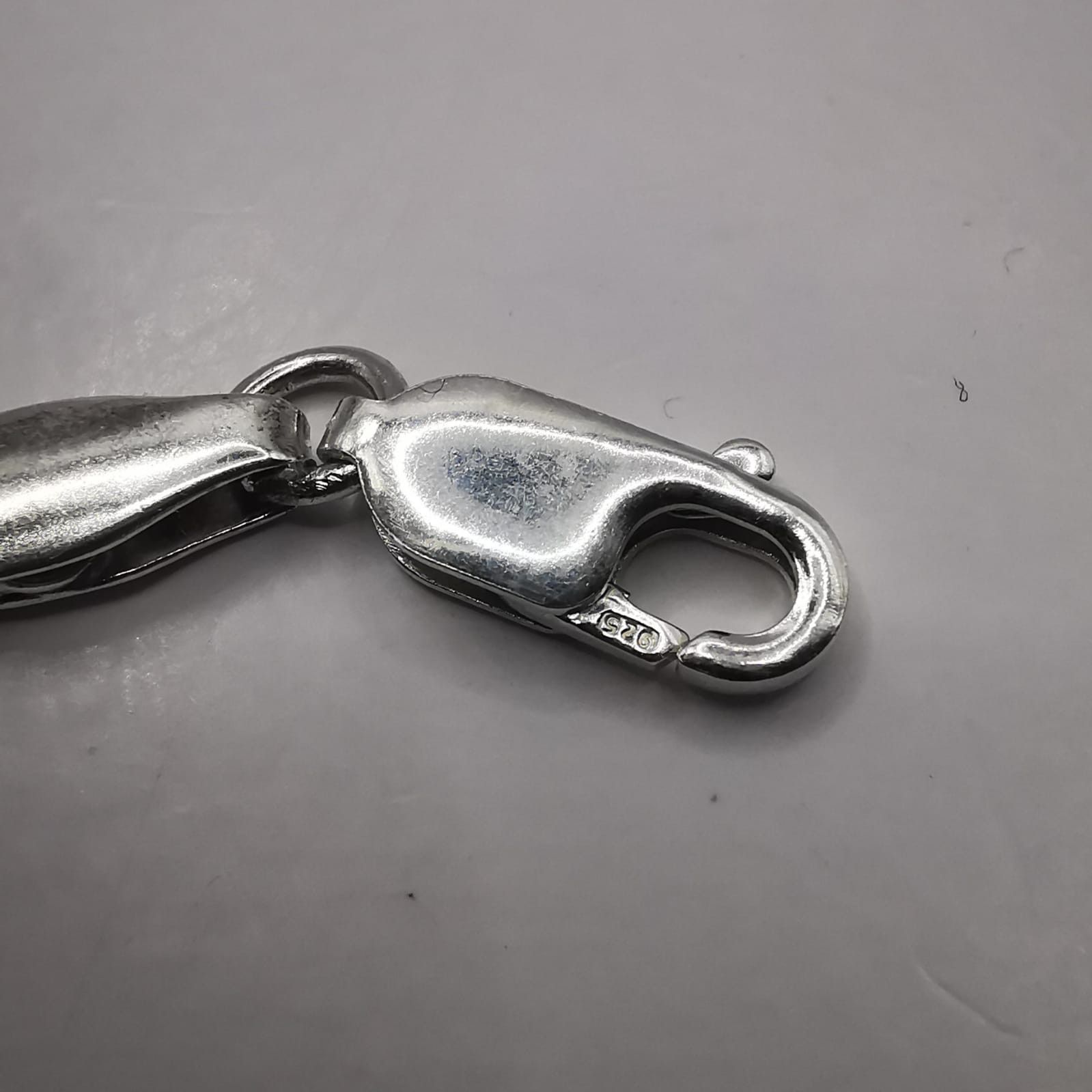 Sterling Silver Vintage Jewelry Chain,925 Sterling Silver,Signed 15,13g Size ONE SIZE - 5 Thumbnail