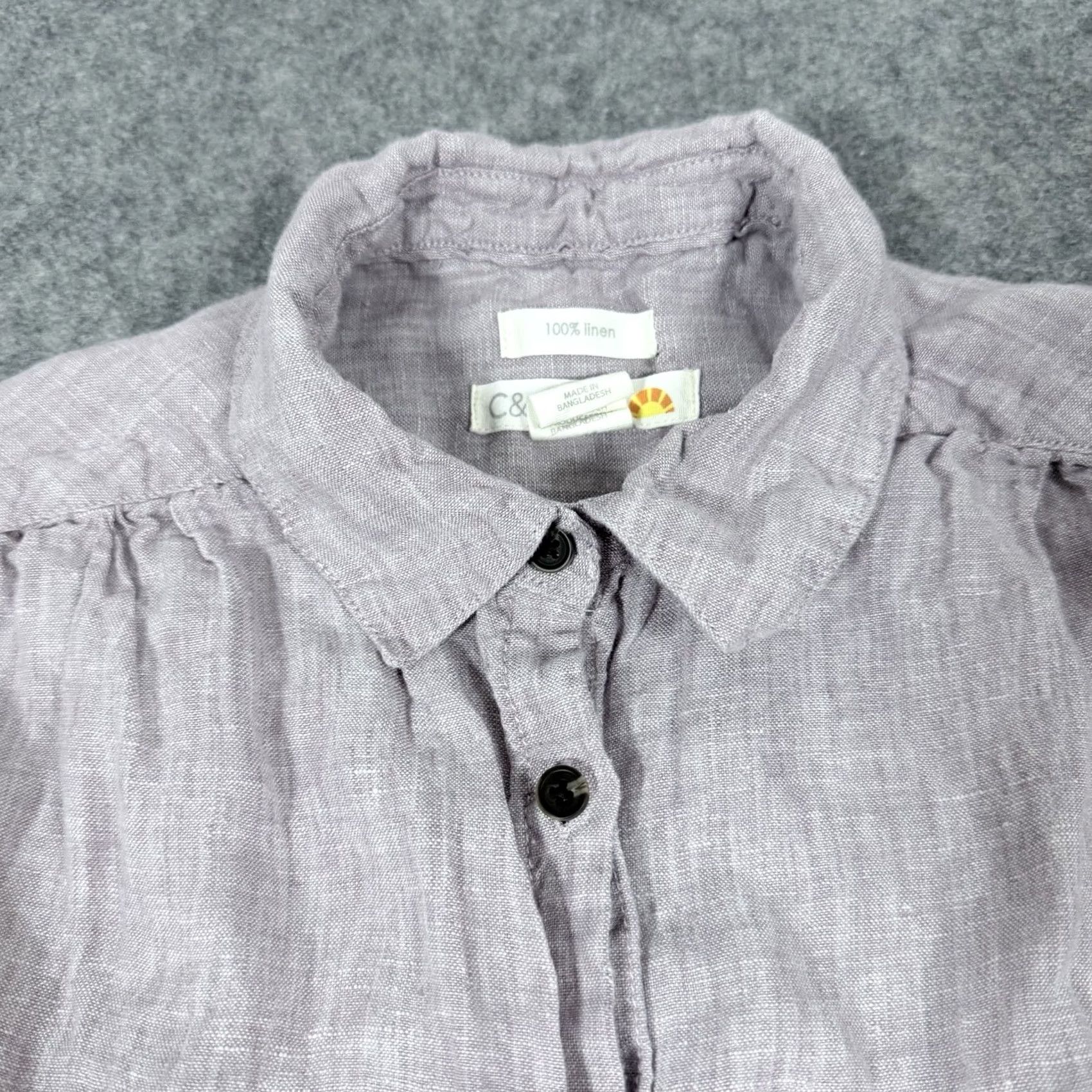 Vintage C&C California Button-Front Midi Casual Shirt Dress Women's Small Gray Shirt Dress Womens Small Gray Vintage No Size S / US 4 / IT 40 - 4 Thumbnail
