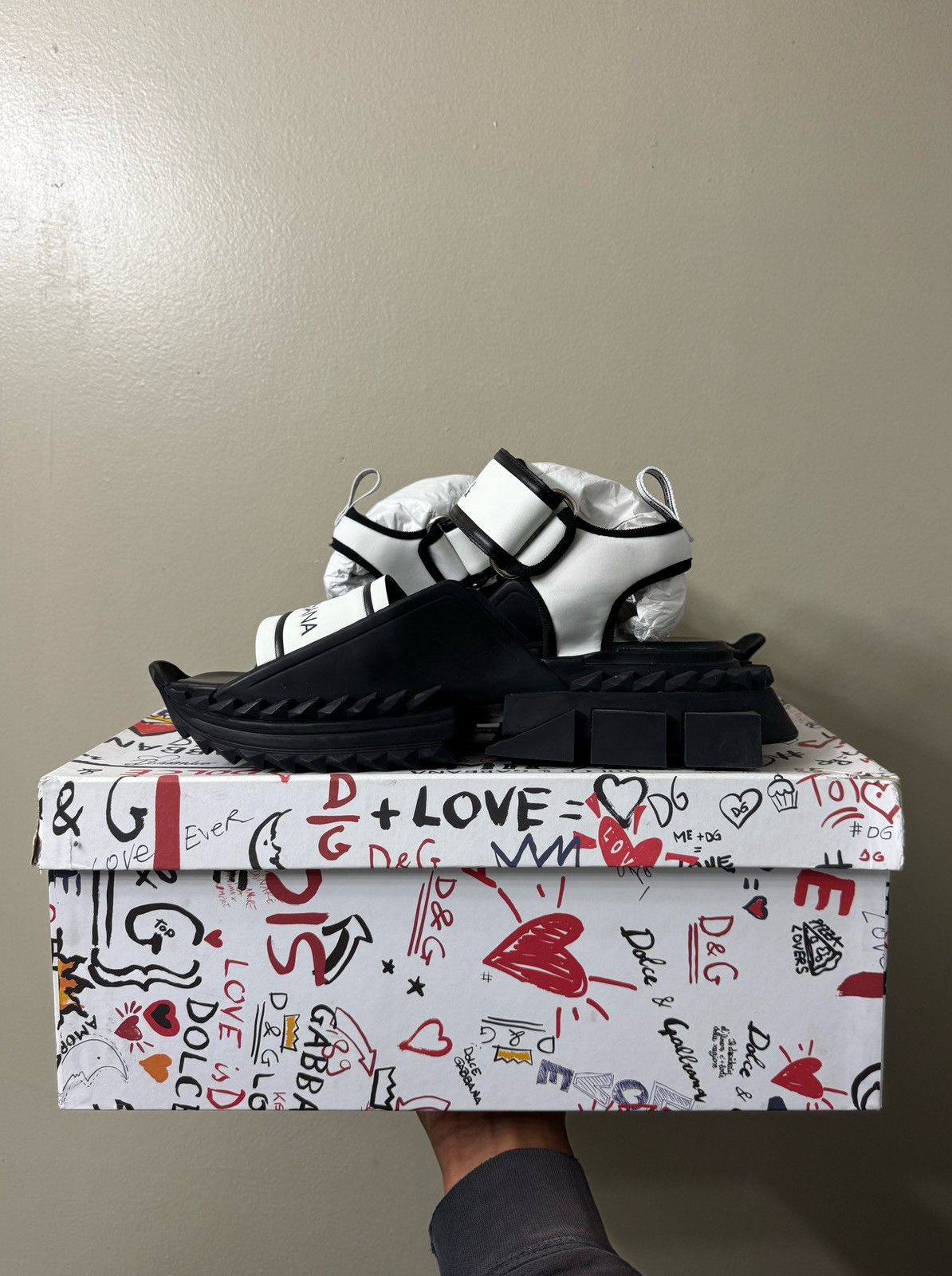 Dolce & Gabbana Super King Shark Slides Size US 11 / EU 44 - 4 Thumbnail