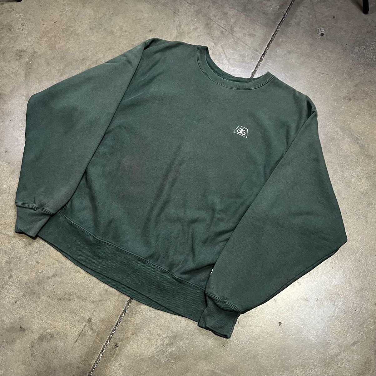 Champion × Vintage Vintage Y2K Champion Reverse Weave Crewneck Sweatshirt Green Size US L / EU 52-54 / 3 - 2 Thumbnail