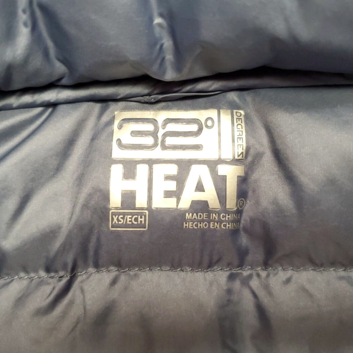 Vintage VINTAGE 32 Degrees Heat Vest Womens XS Small Blue Down Puffer removeable Hood Mid Layer Size XS / US 0-2 / IT 36-38 - 4 Thumbnail