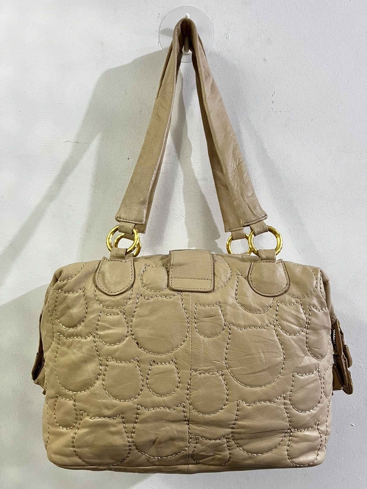 Issey Miyake × Tsumori Chisato TSUMORI CHISATO BY ISSEY MIYAKE CALFSKIN LEATHER QUILTED BAG Size ONE SIZE - 2 Thumbnail
